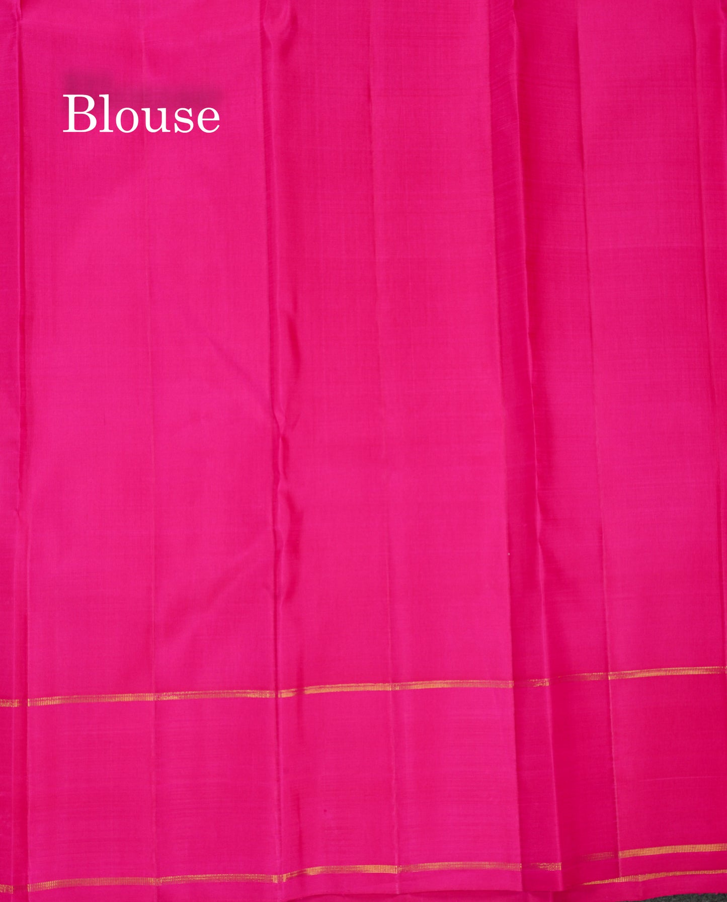 Beautiful Magenta Pink Pure Kanjivaram Silk Saree Pure Zari With Contrast Pink Traditional Border