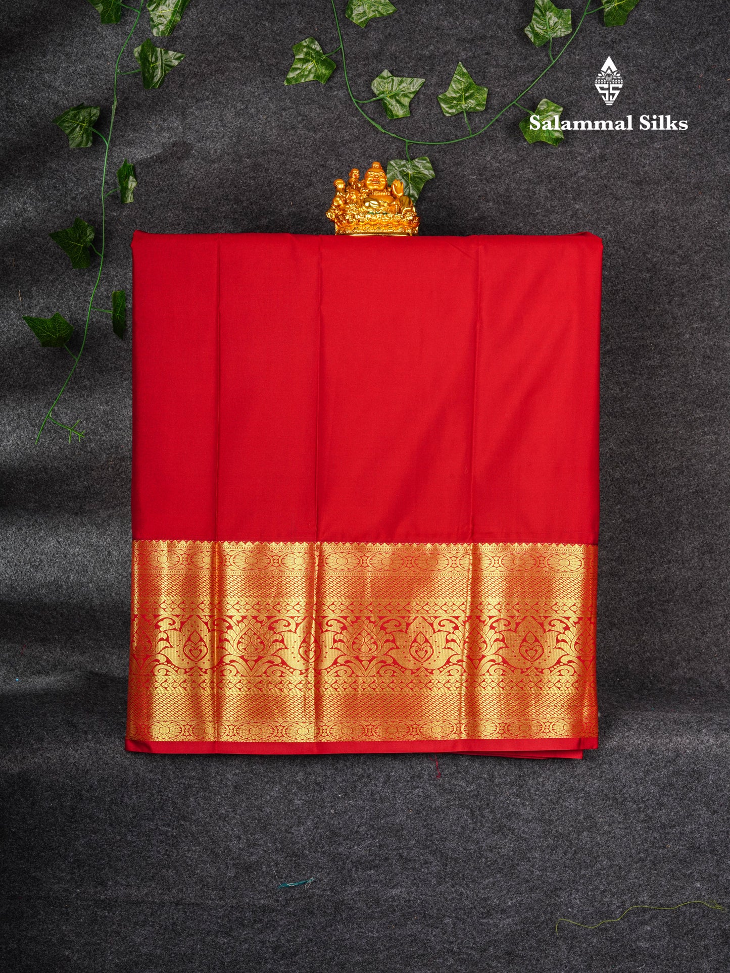 Semi Silk Pattu Pavadai ( Royal Blue ) With Maroon Blouse 36"