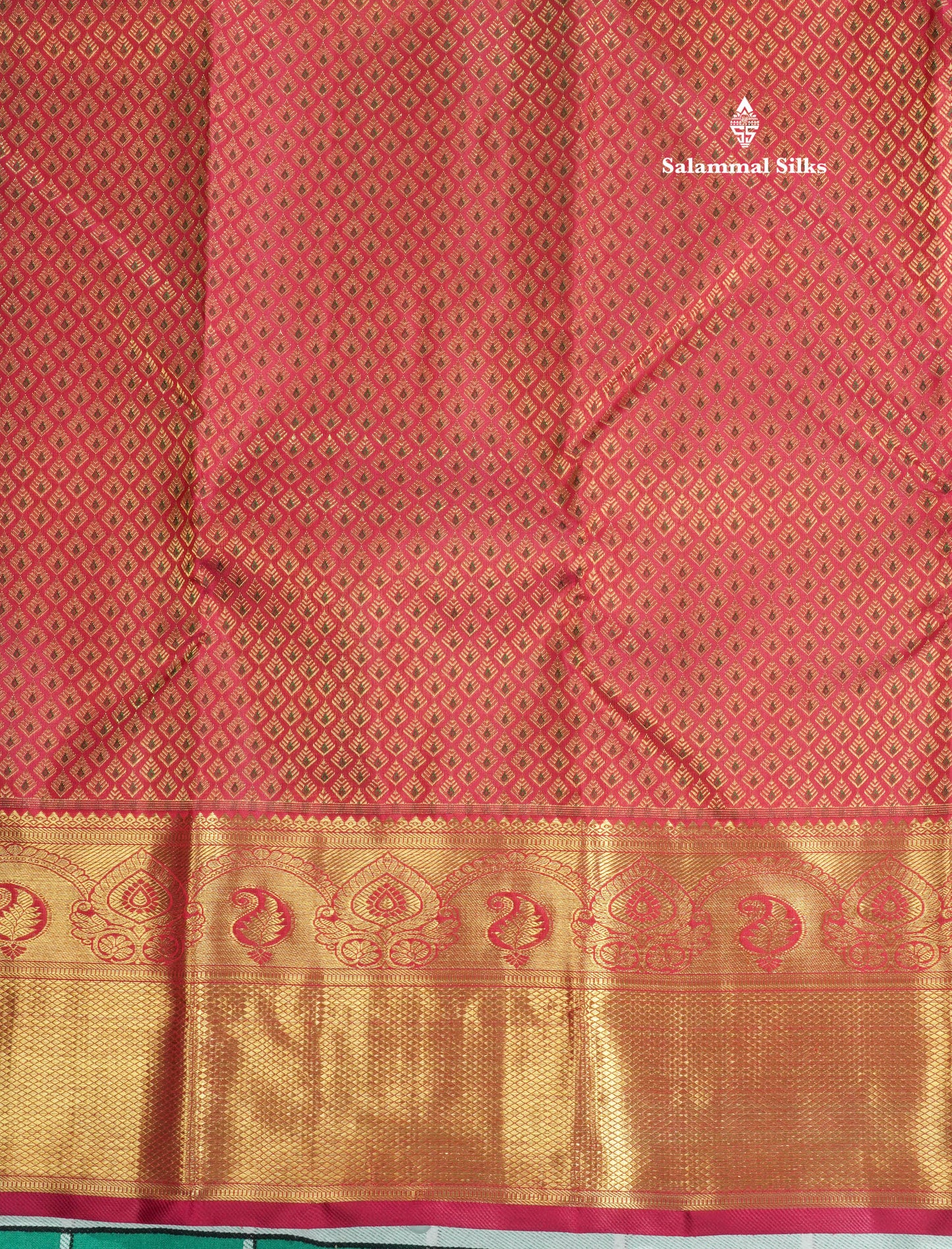 Beautiful Maroon MeenaKari Work Pure Kanjivaram Silk Saree (2G) Zari With Self Border