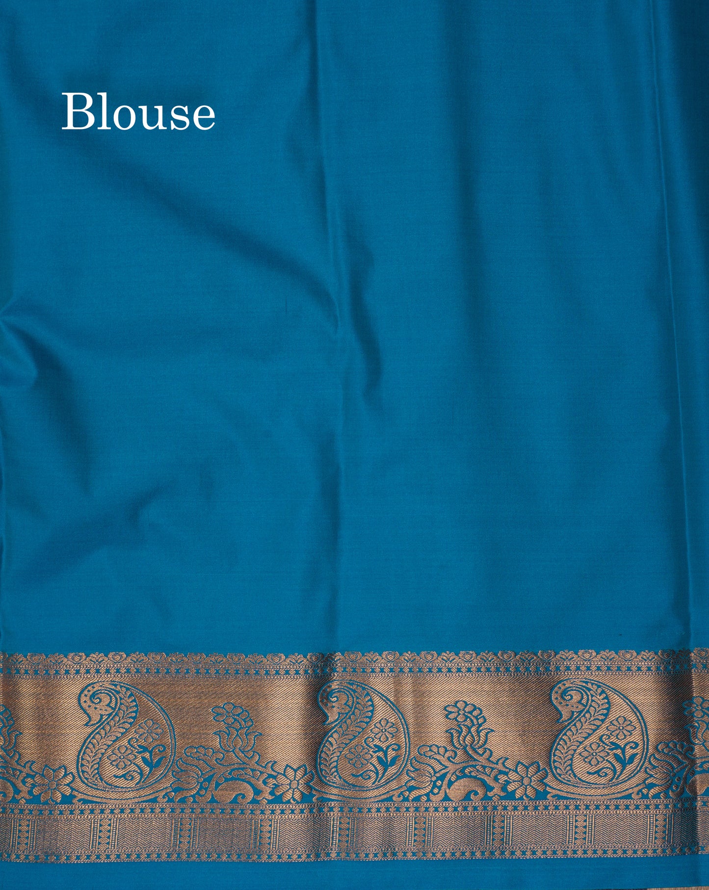 Beautiful Yellow Semi Silk Saree With Contrast Sapphire Green Blouse