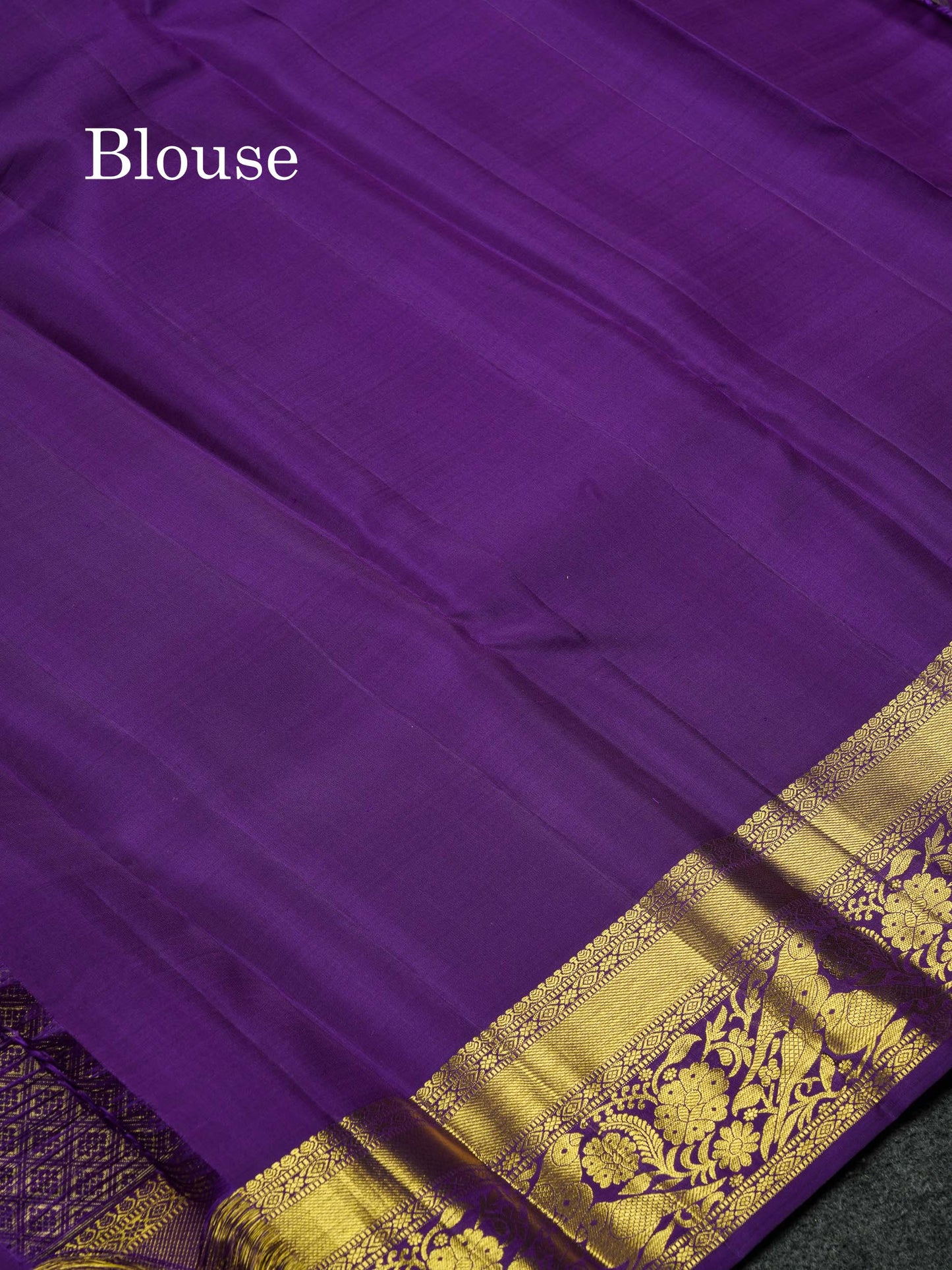 Beautiful Light Parrot Green Pure Kanjivaram Silk Saree With Contrast Dark Purple Traditional Border
