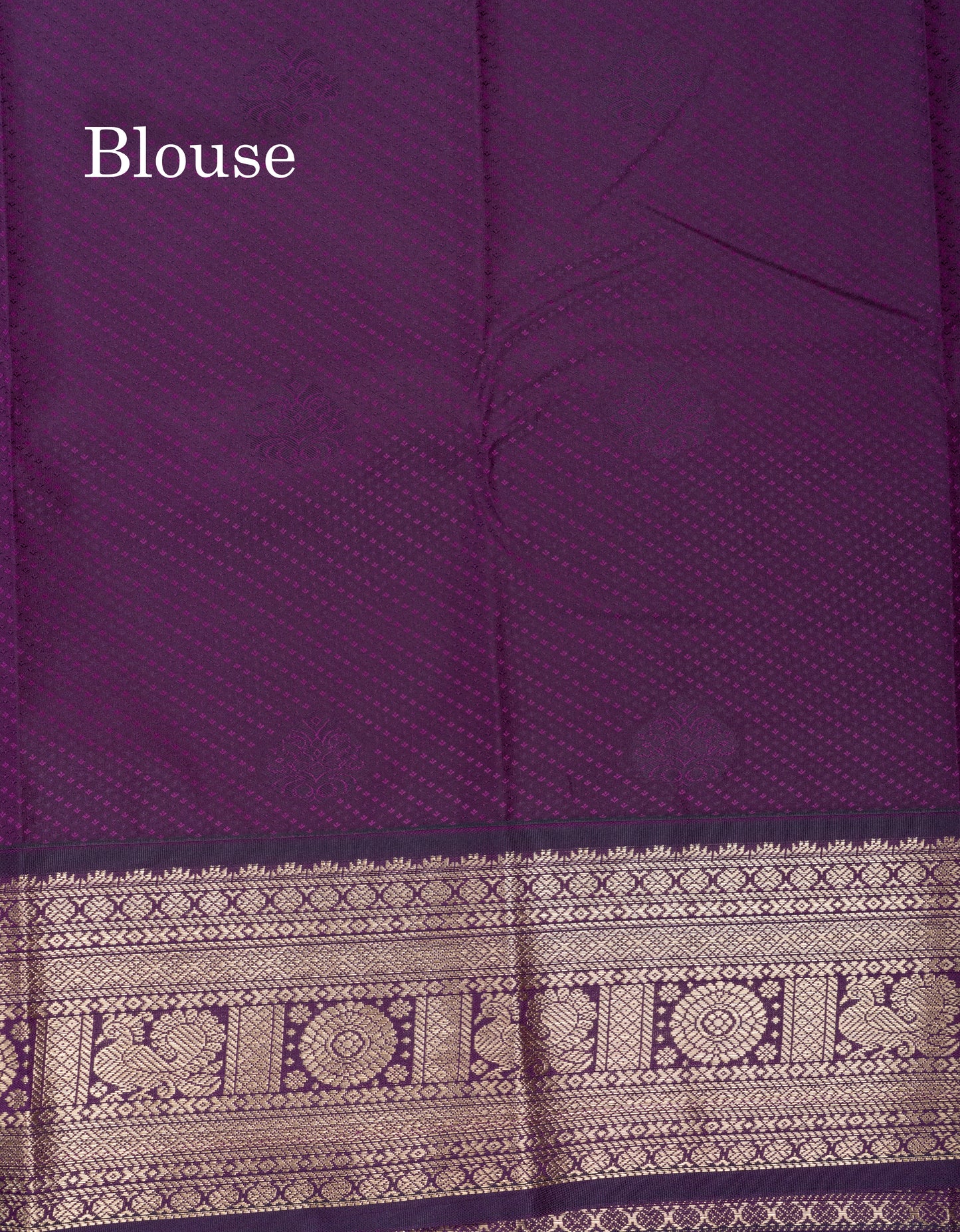 Dual Tone Pink Semi Silk Saree With Contrast Dark Violet Traditional Border