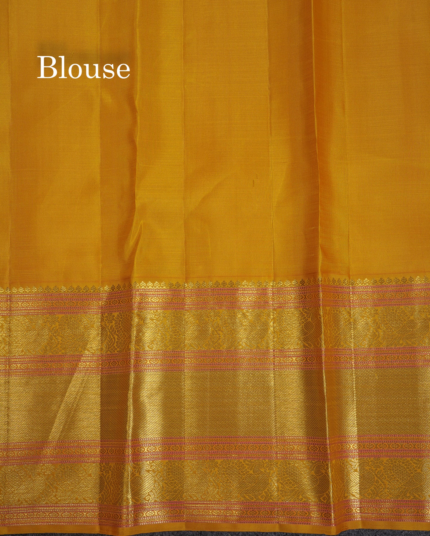 Korvai Beautiful White Pure Kanjivaram Silk Saree with Contrast Mustard Yellow Traditional Evening Morning Border