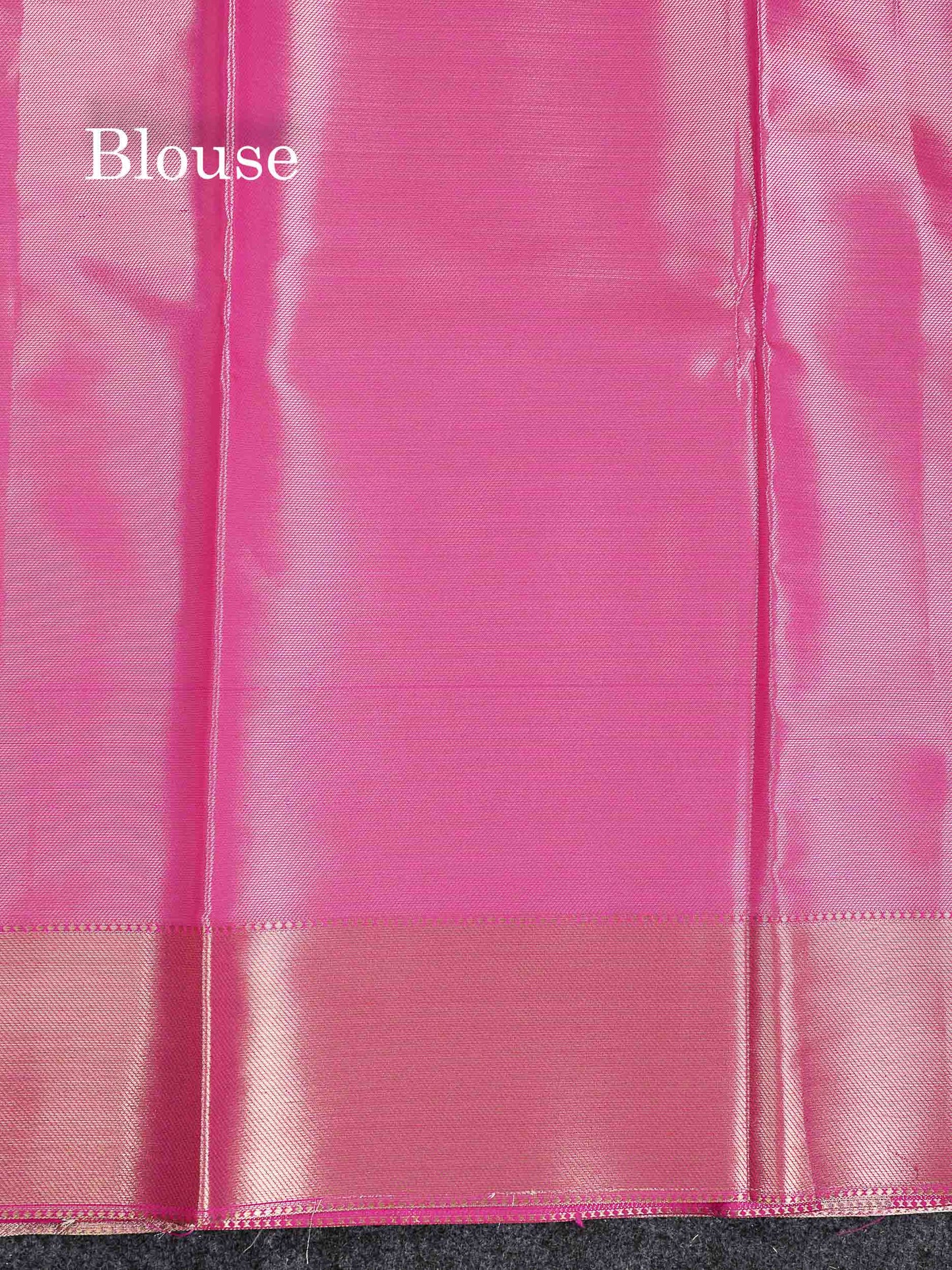 Tissue Saree - Baby Pink Printed Jyothika Celebrity Saree Along With Contrast Pink Blouse