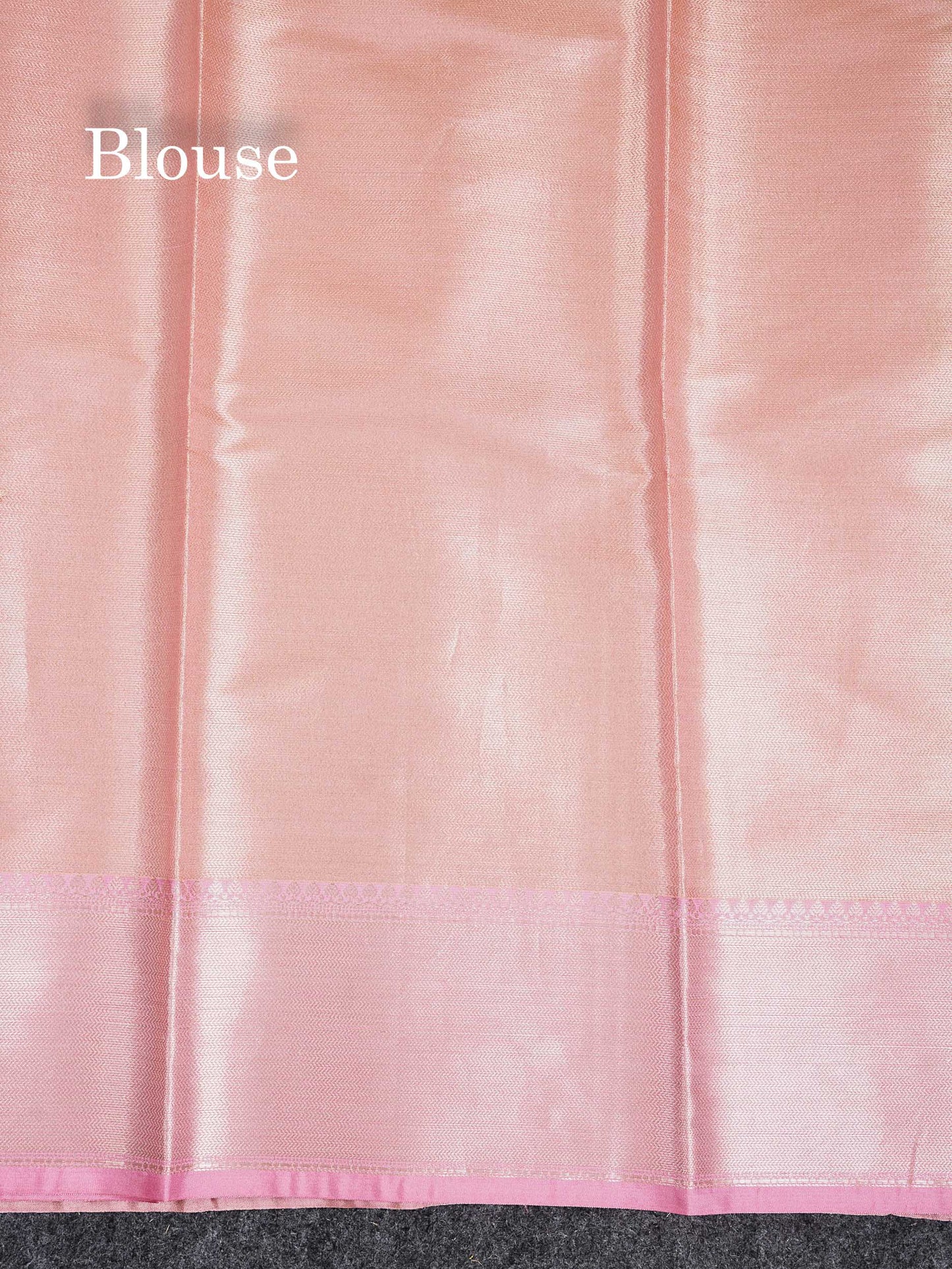 Tissue Saree - Celebrity Light Gold With Baby Pink Grand Blouse