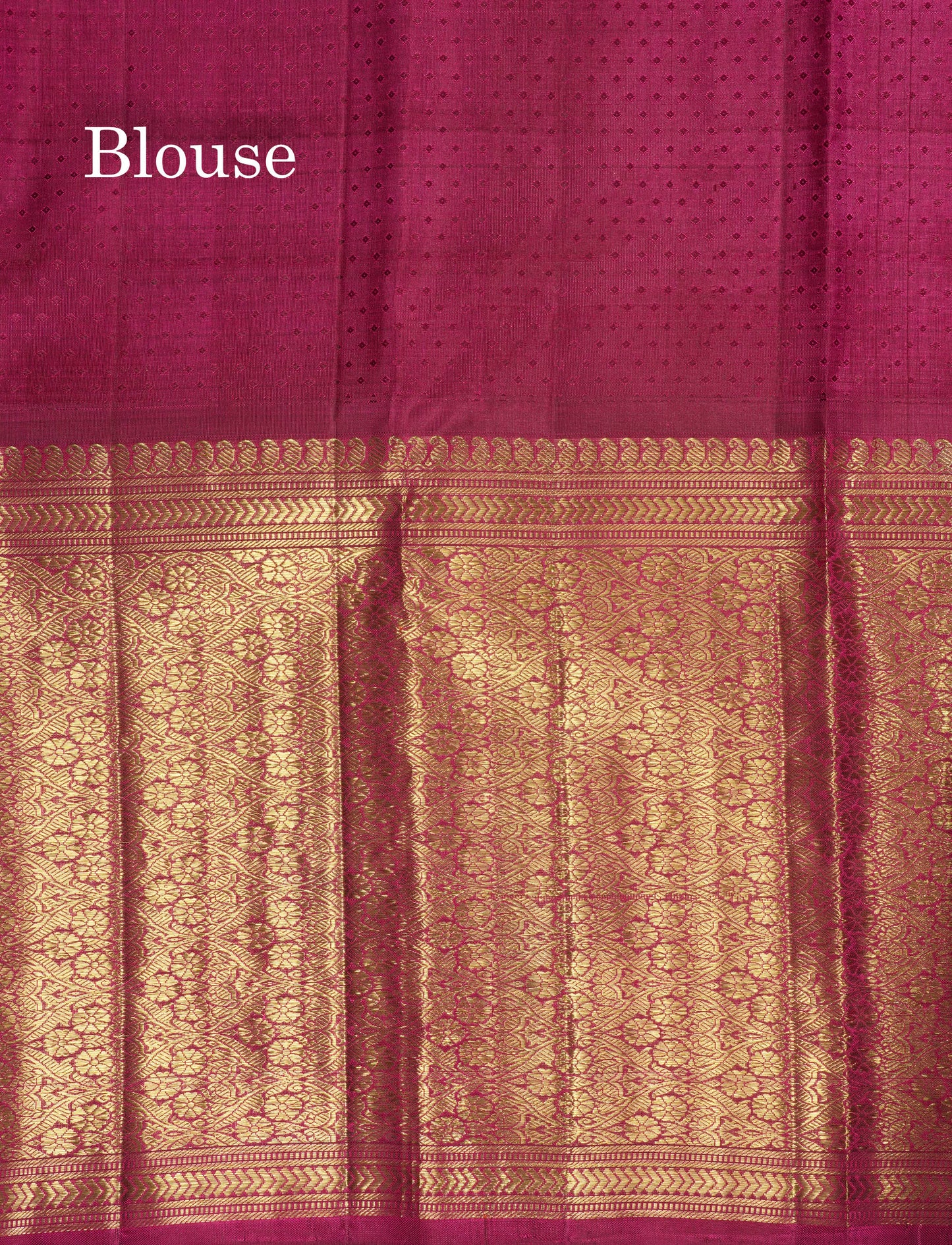 Light Elaichi Green Pure Kanjivaram Silk Saree (2G) Zari With Contrast Long Magenta Border
