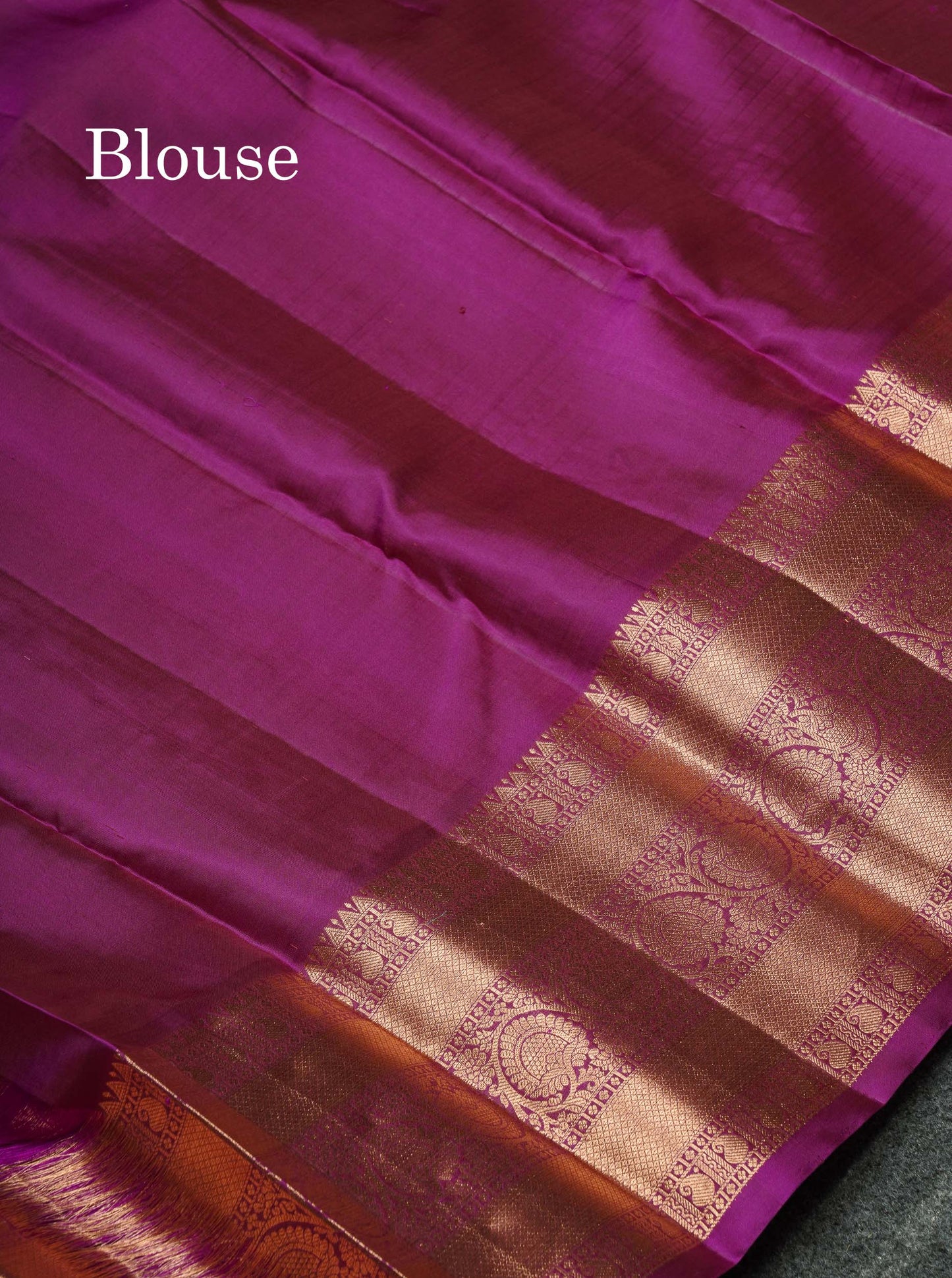 Beautiful Golden Yellow Zari Checks With Small Butta Pure Kanjivaram Silk Saree With Contrast Magenta Traditional Evening Morning Border