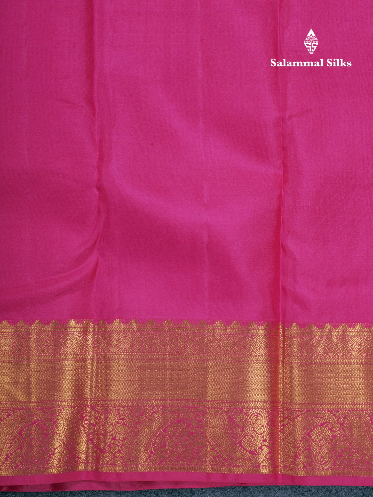 Yellow Meenakari Work Grand Bridal Pure Kanjivaram Silk Saree With Pink Border