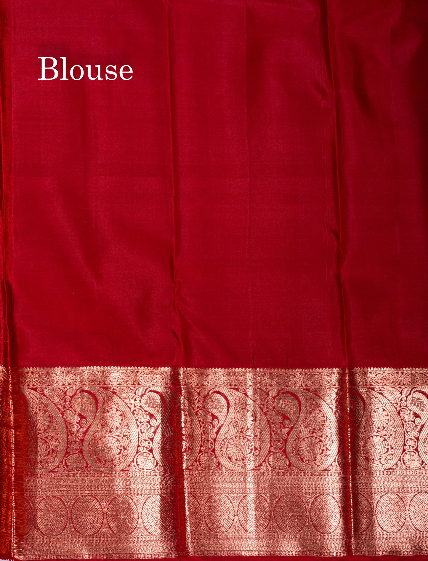 Dark Bottle Green Bridal Pure Kanjivaram Silk Saree With Contrast Dark Maroon Blouse