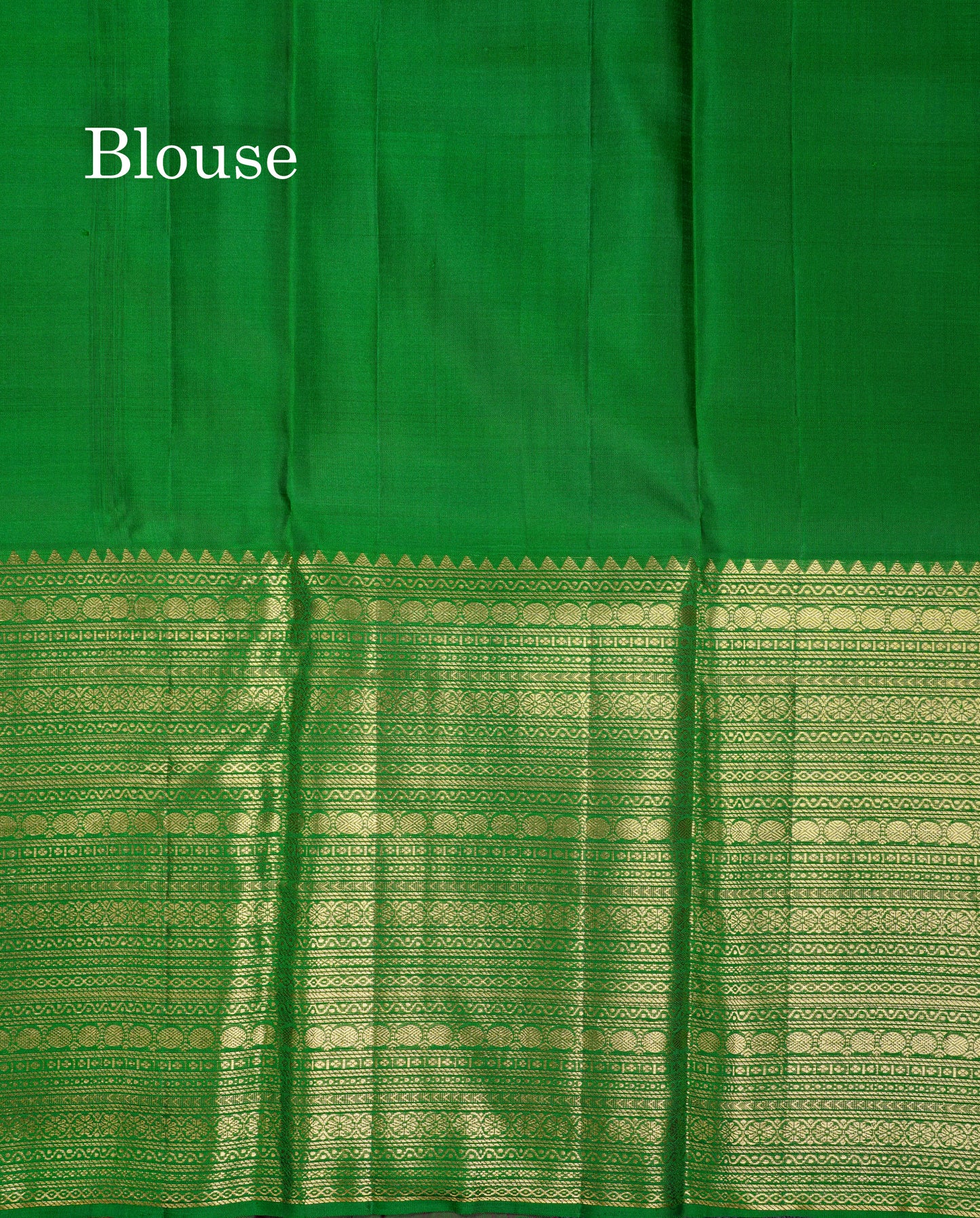 Beautiful Dual Tone Pinkish Orange Pure Kanjivaram Silk Saree With Contrast Green Blouse