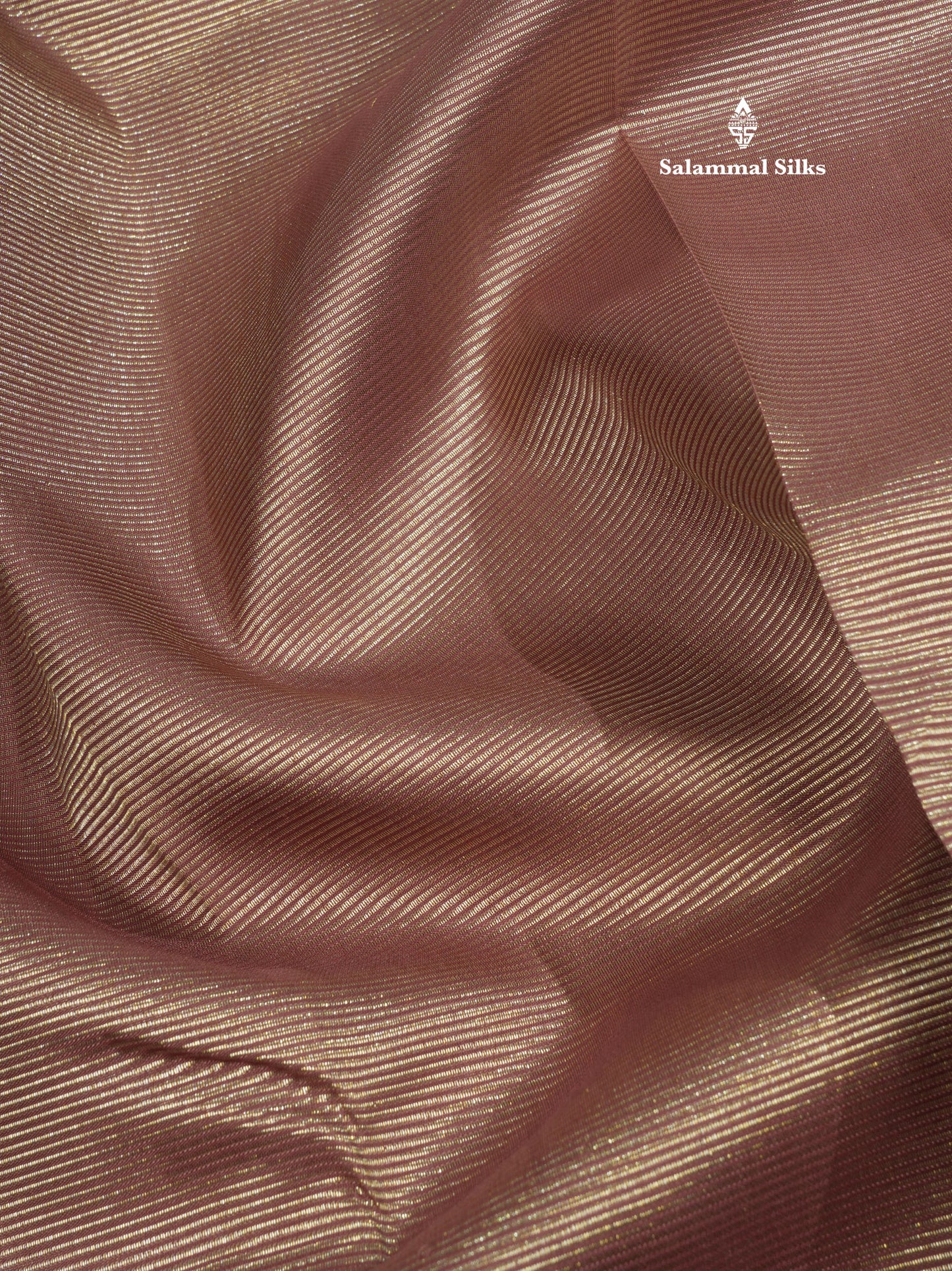 Beautiful Chocolate Pure Kanjivaram Silk Saree With Self Border