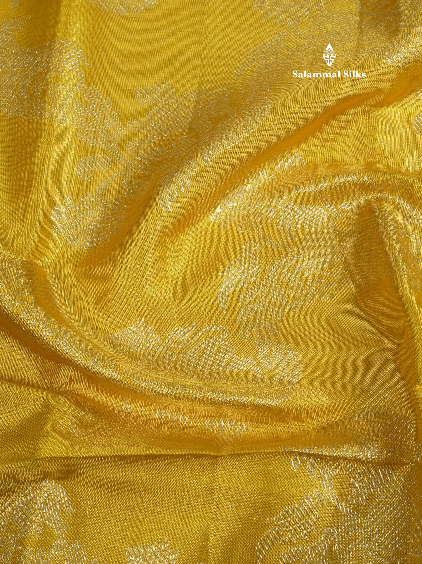 Beautiful Gold Tissue Pure Kanjivaram Silk Saree (2G) Zari With Self Border