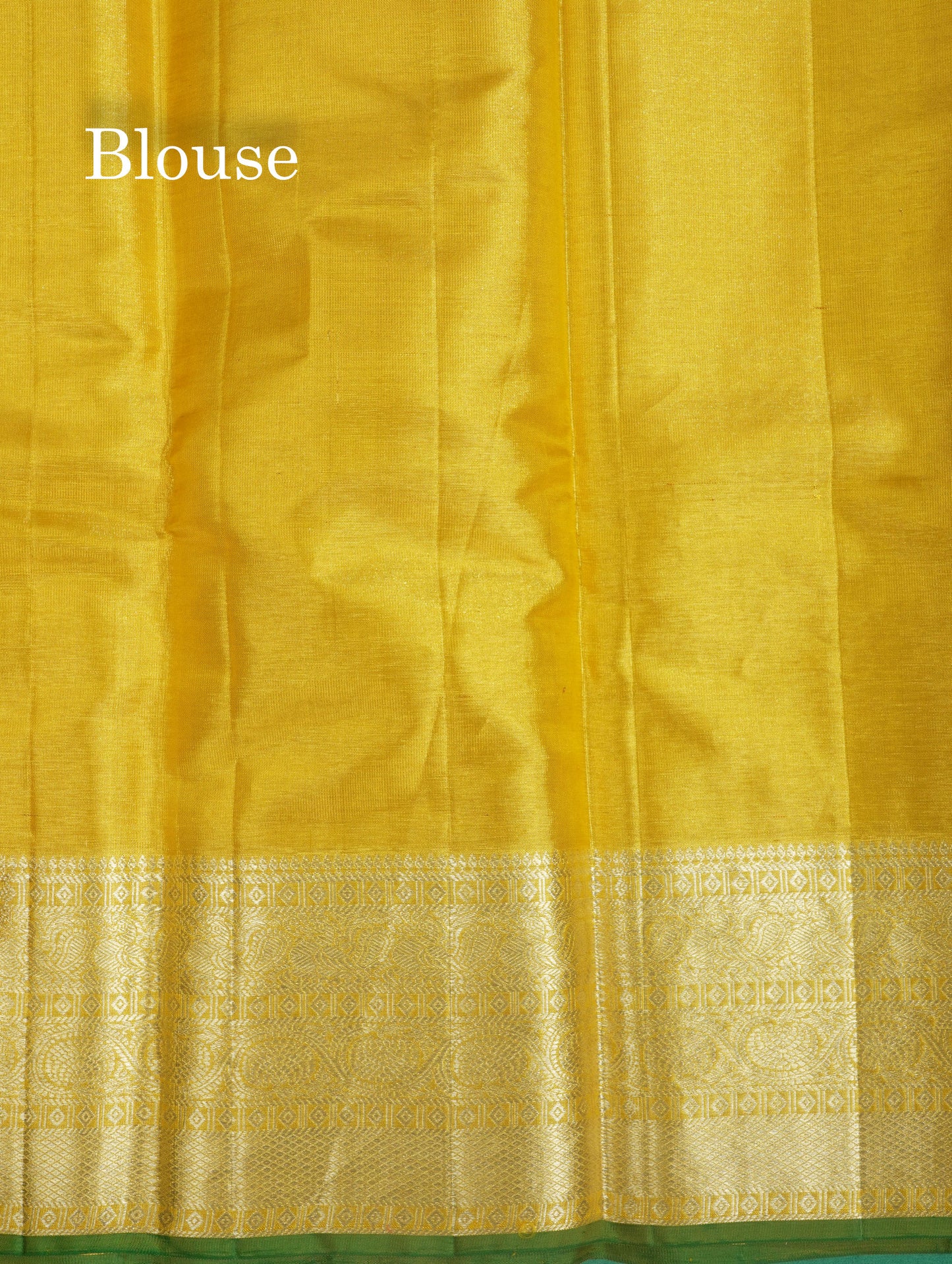 Beautiful Gold Tissue Pure Kanjivaram Silk Saree (2G) Zari With Self Border