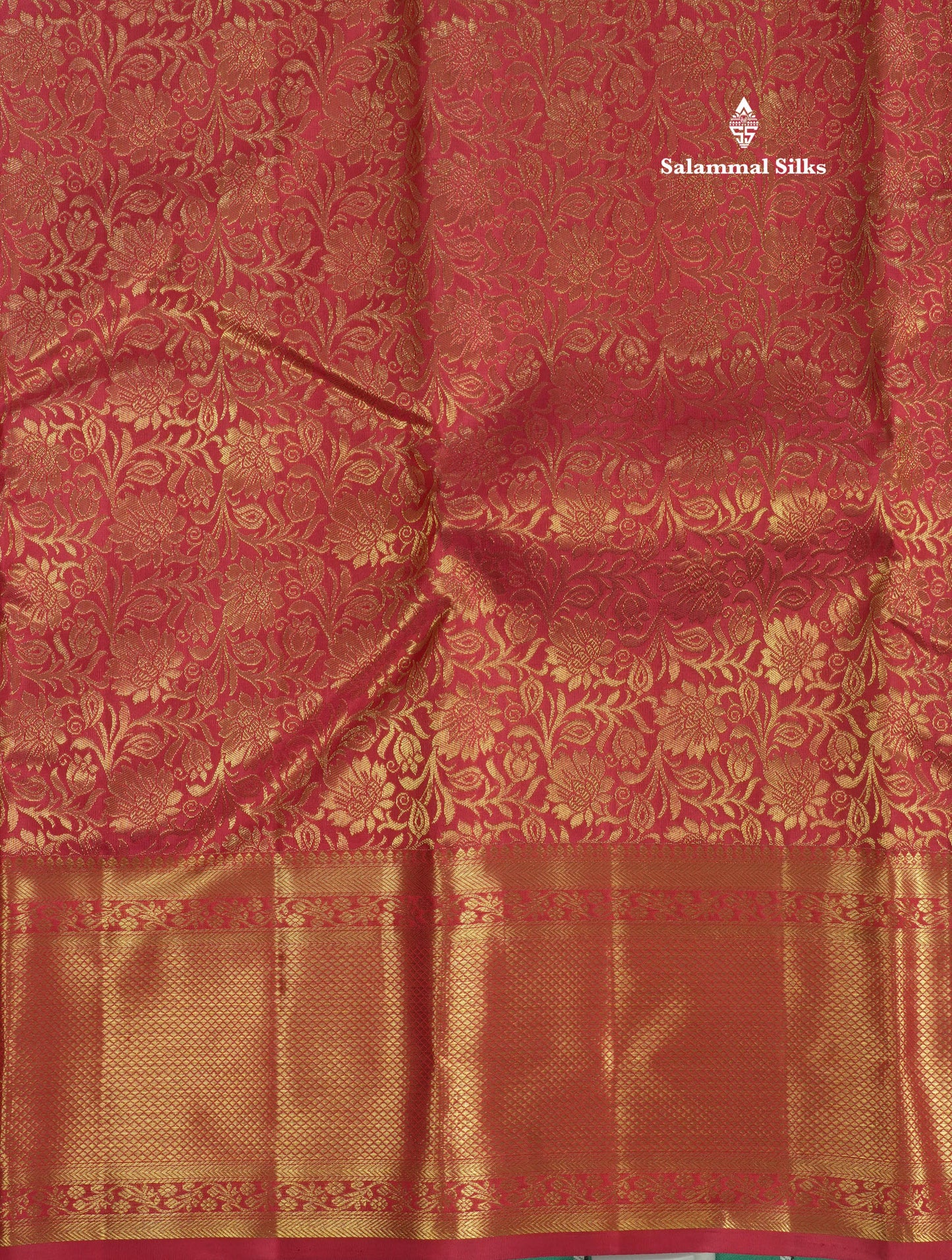 Beautiful Maroon Pure Kanjivaram Silk Saree (2G) Zari With Self Border