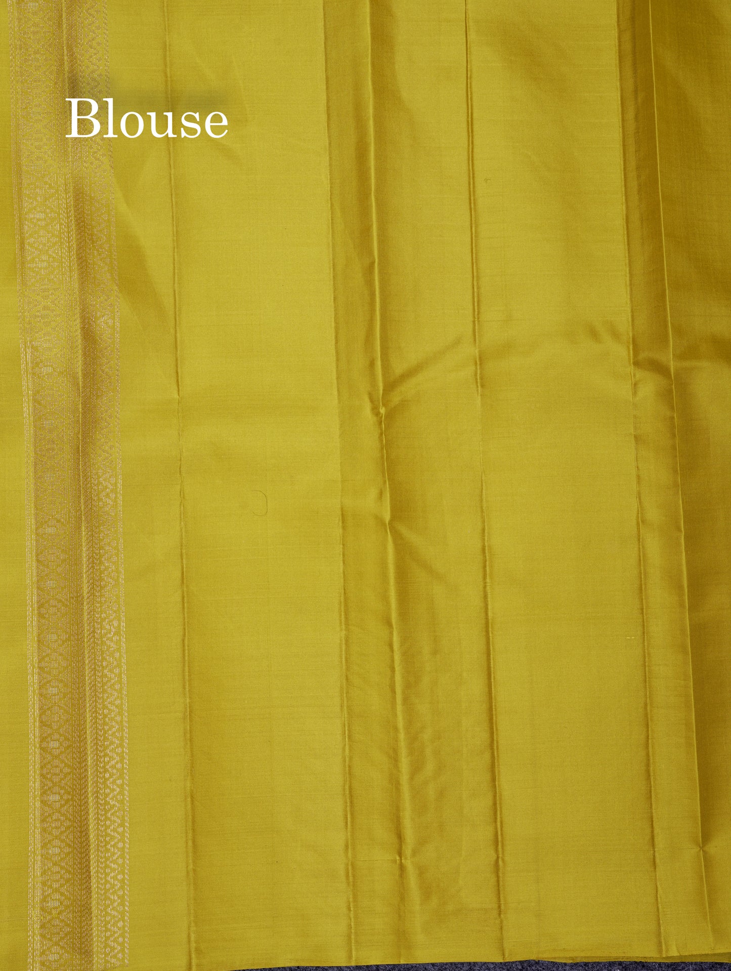 Beautiful Sapphire Blue Pure Kanjivaram Silk Saree With Contrast Manthulir Yellow Fancy One Side Border