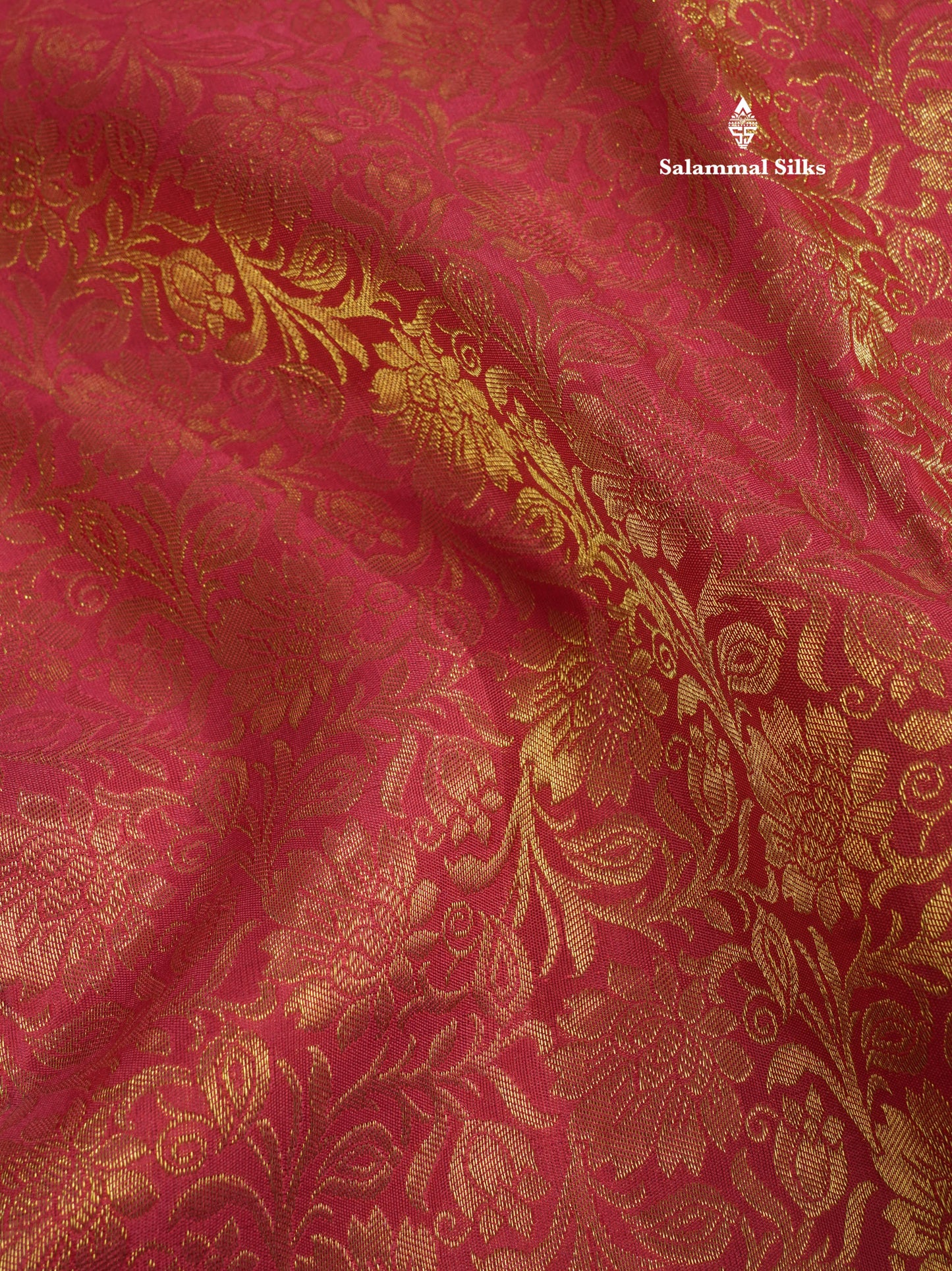 Beautiful Maroon Pure Kanjivaram Silk Saree (2G) Zari With Self Border