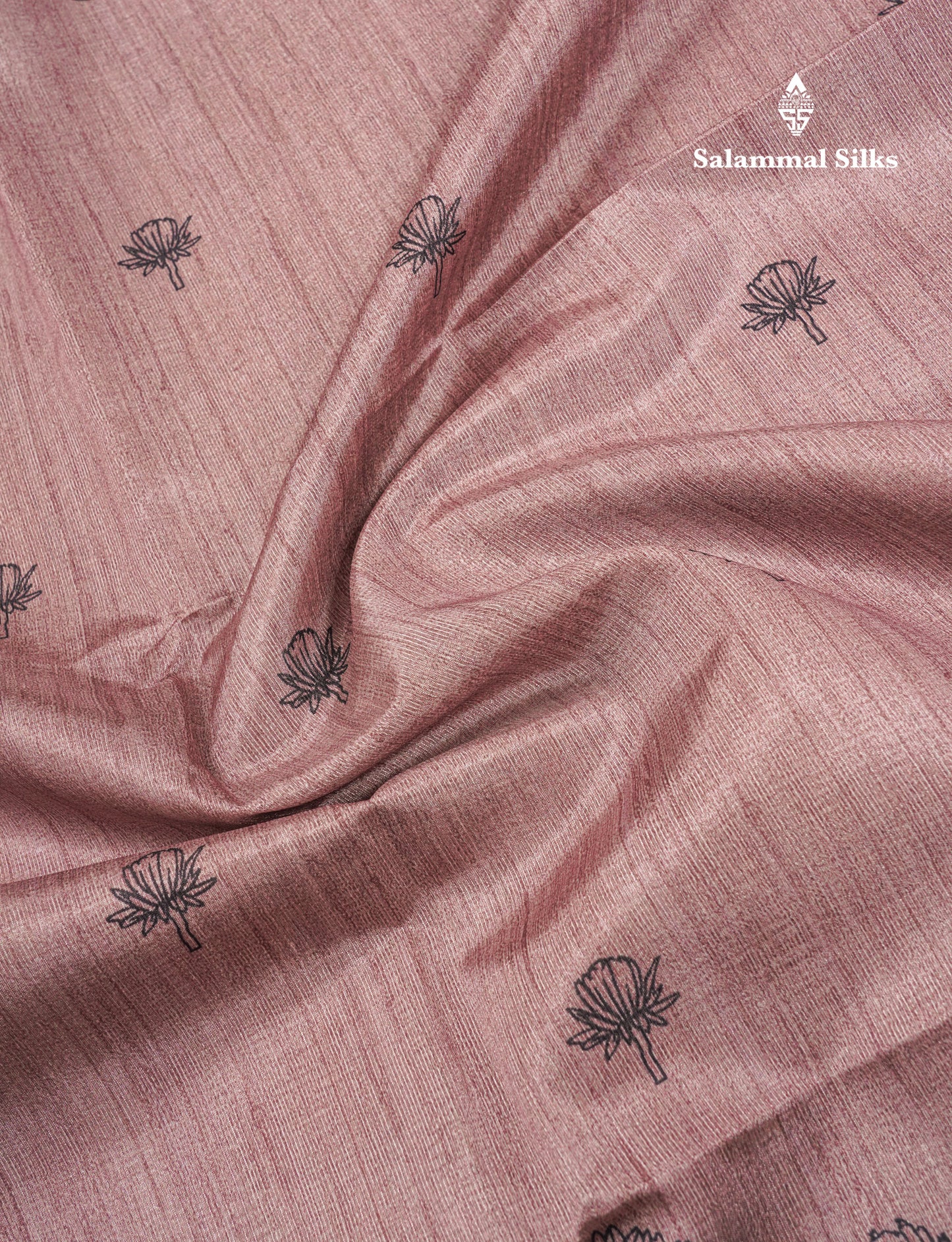 Light Purple Colour Semi Tussar Fancy Saree With Designer Blouse