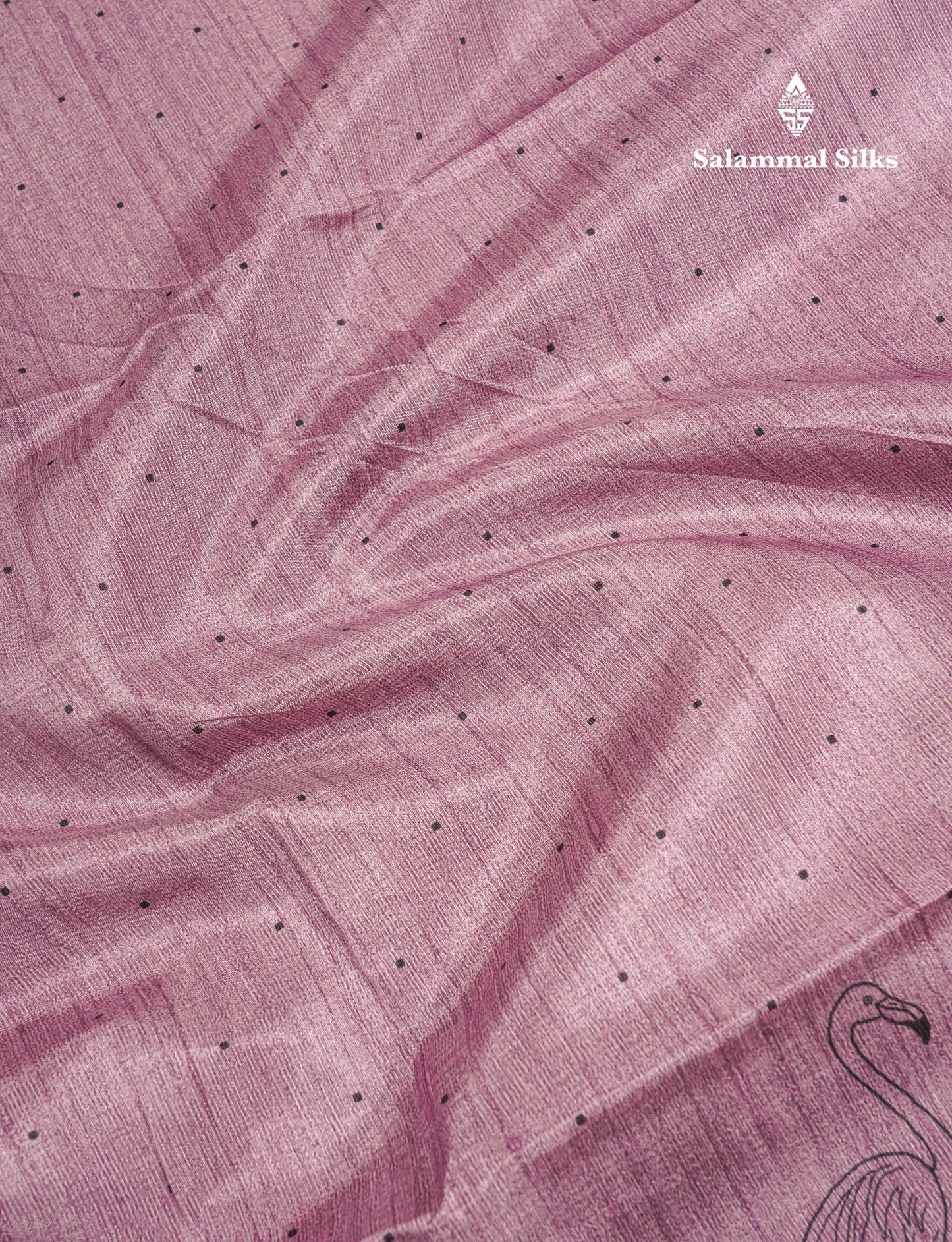 Sandal Colour Semi Tussar Fancy Saree With Designer Blouse