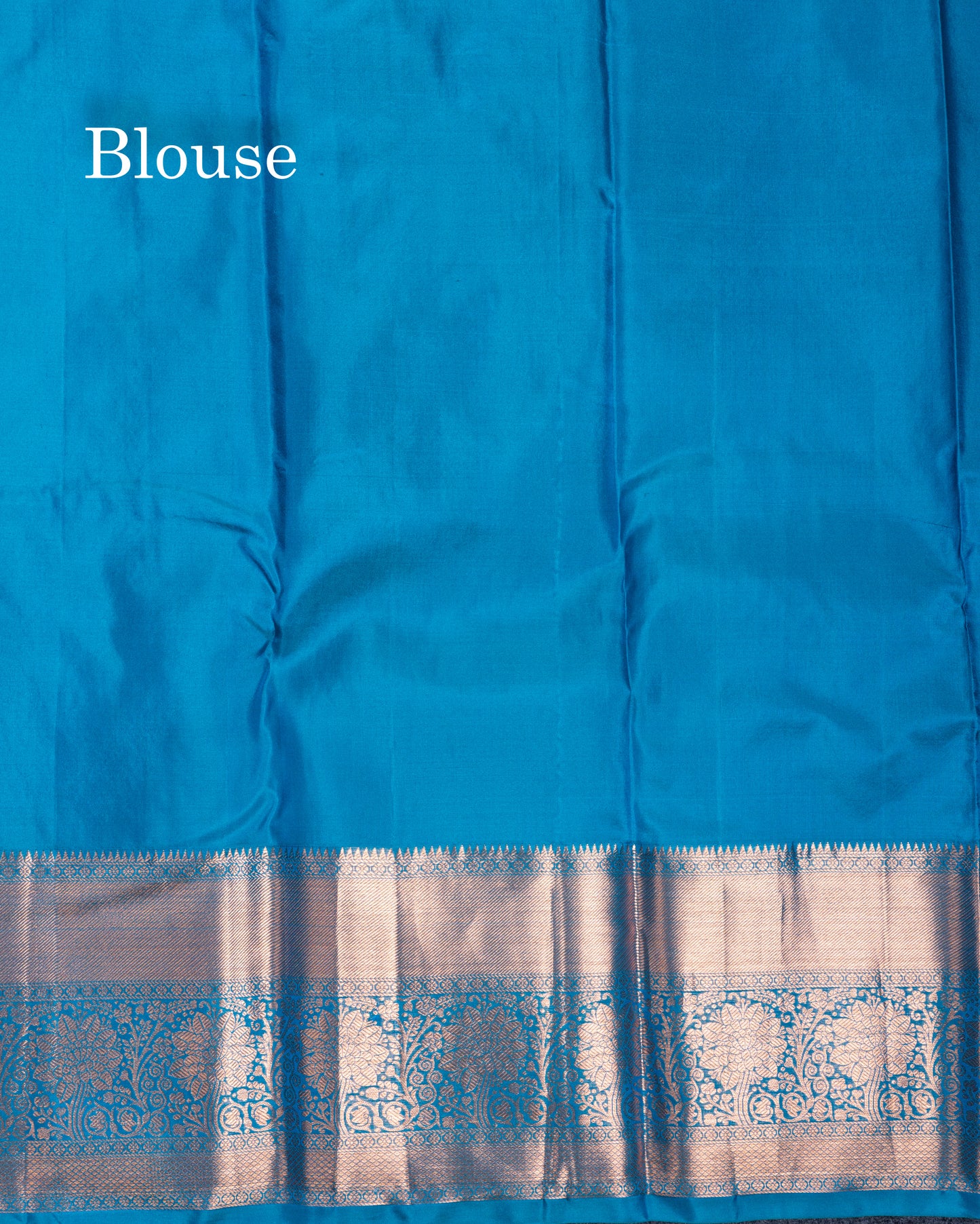 Light Mustard Yellow Bridal Pure Kanjivaram Silk Saree With Contrast Peacock Blue Traditional Border