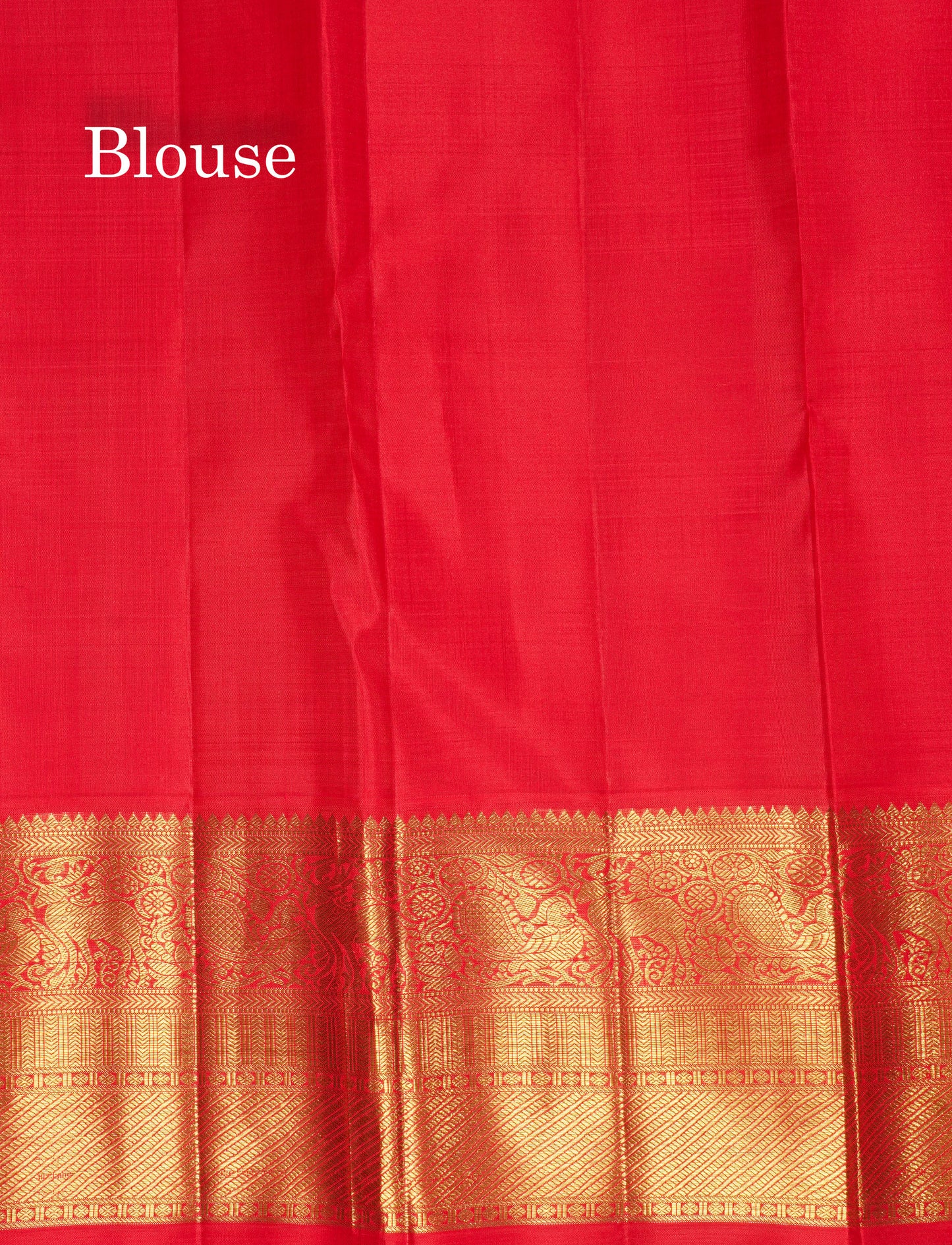 Beautiful Korvai Bottle Green Pure Kanjivaram Silk Saree (2G) Zari With Contrast Chilly Red Border