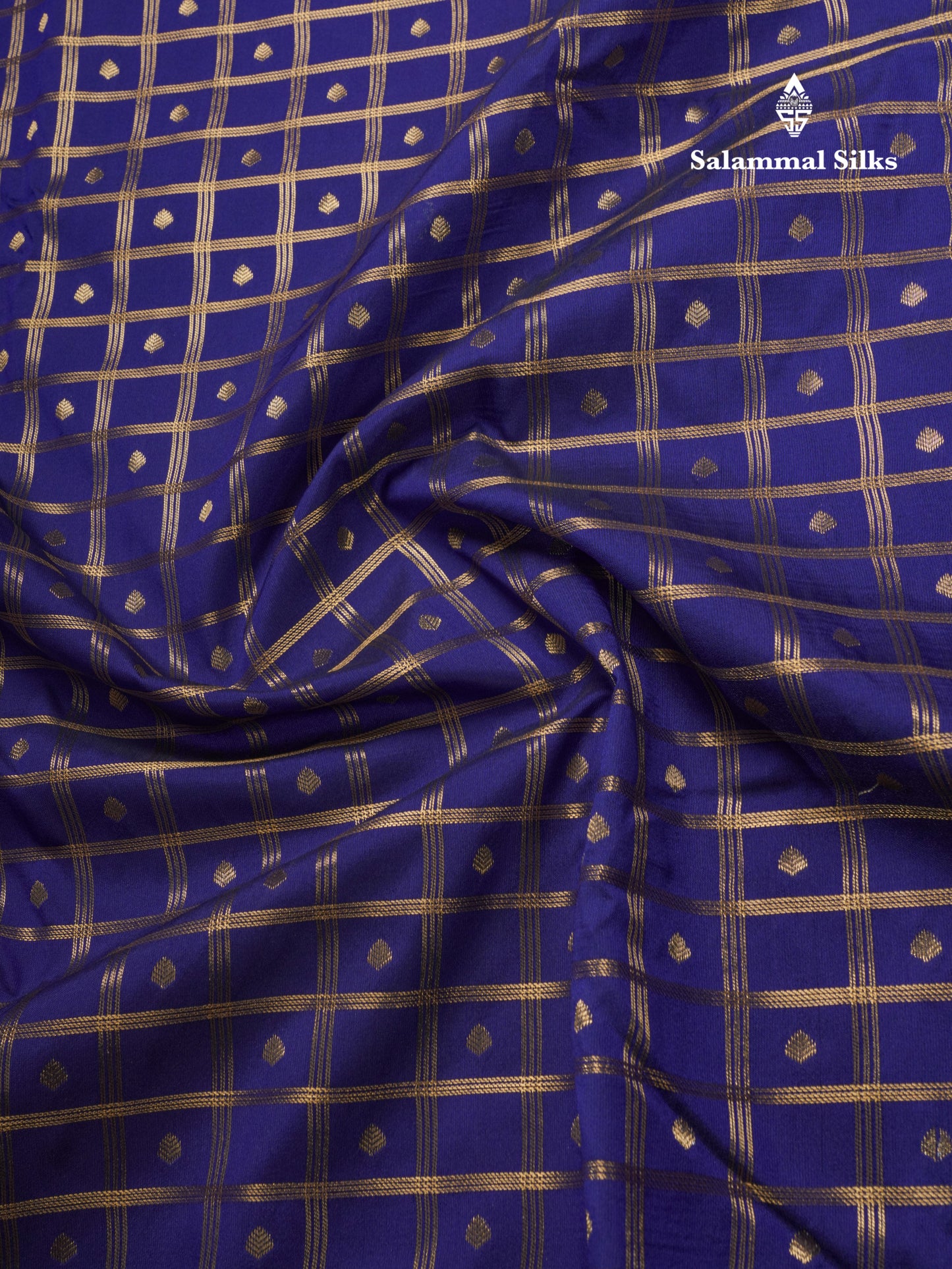 Bottle Green 1000 Buttas And Zari Checks Semi Silk Saree With Contrast Red Traditional Border