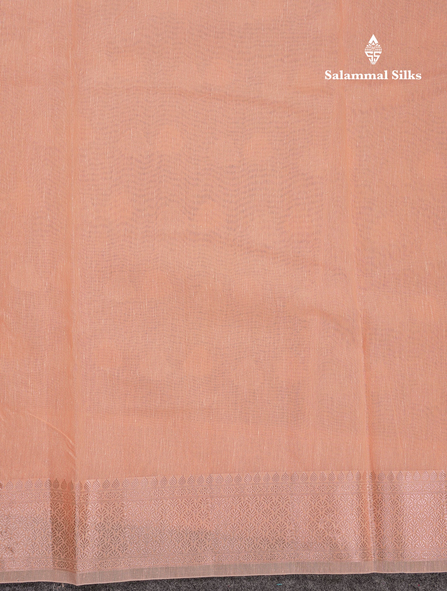 Beautiful Elaichi Green Silver And Copper Zari Buttas Linen Mix Cotton Fancy Saree With Tarditional Border