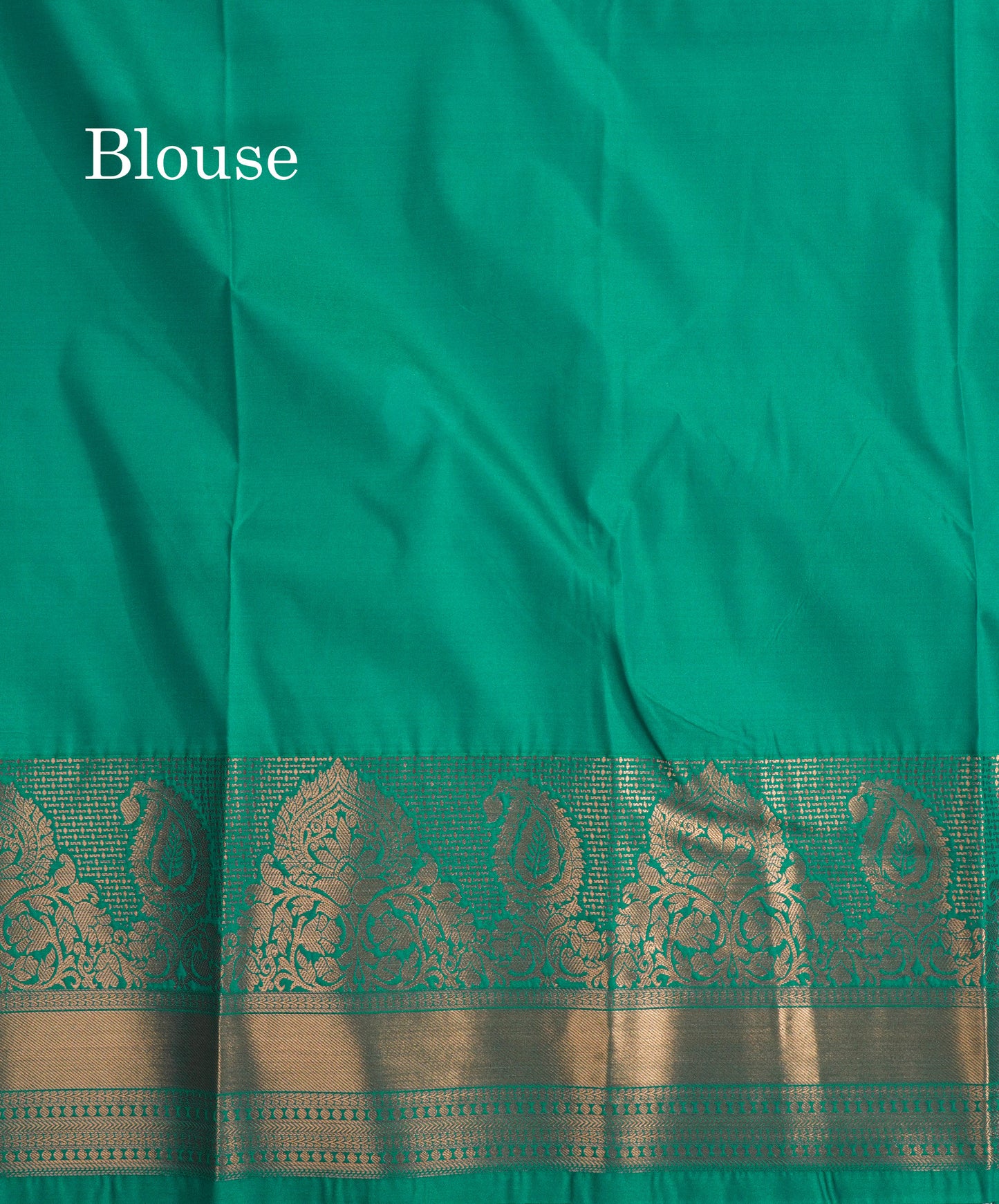 Mustard Yellow Bridal Semi Silk Saree With Contrast Peacock Green Border
