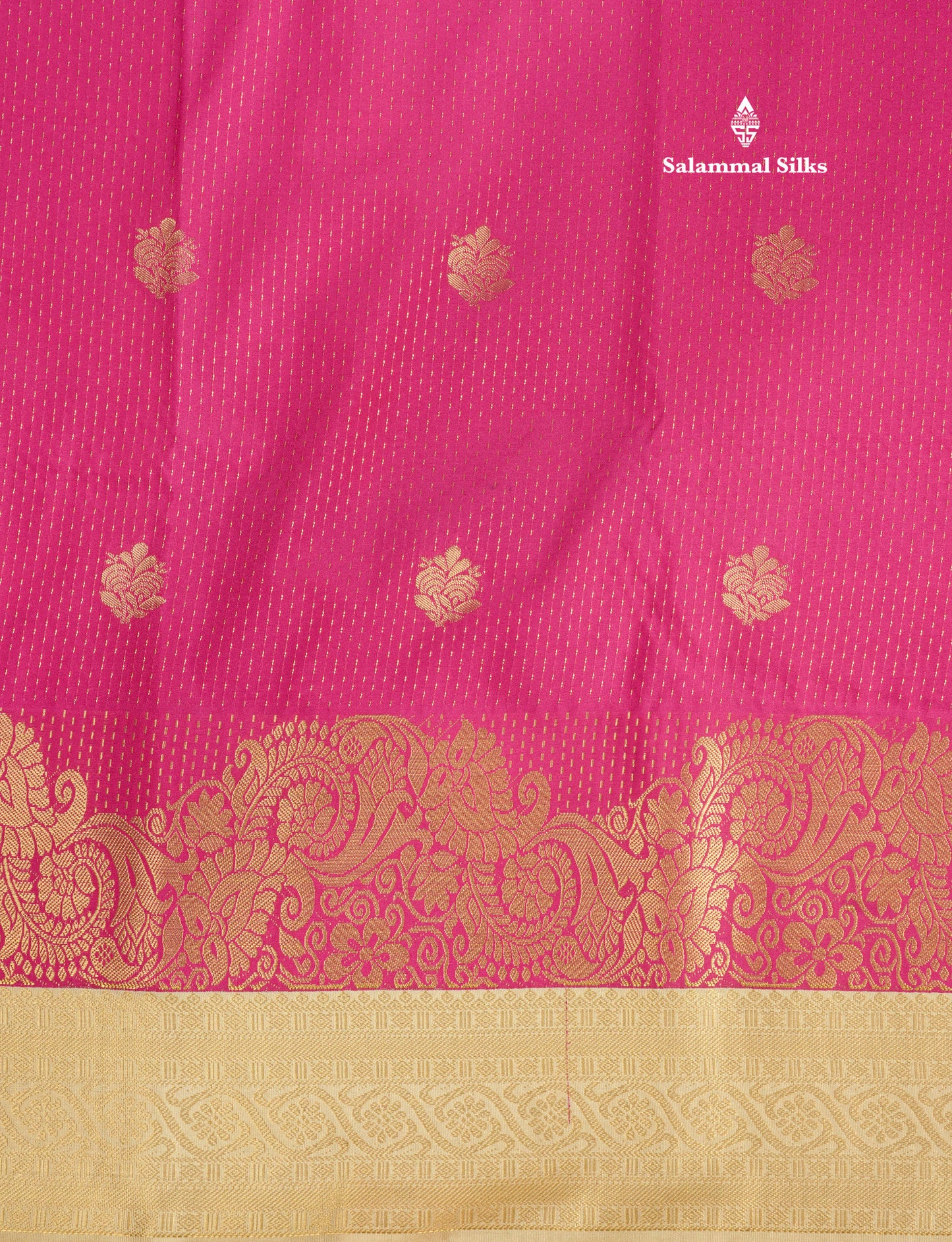 Purple Semi Silk Saree With Contrast Green Fancy Turning Border