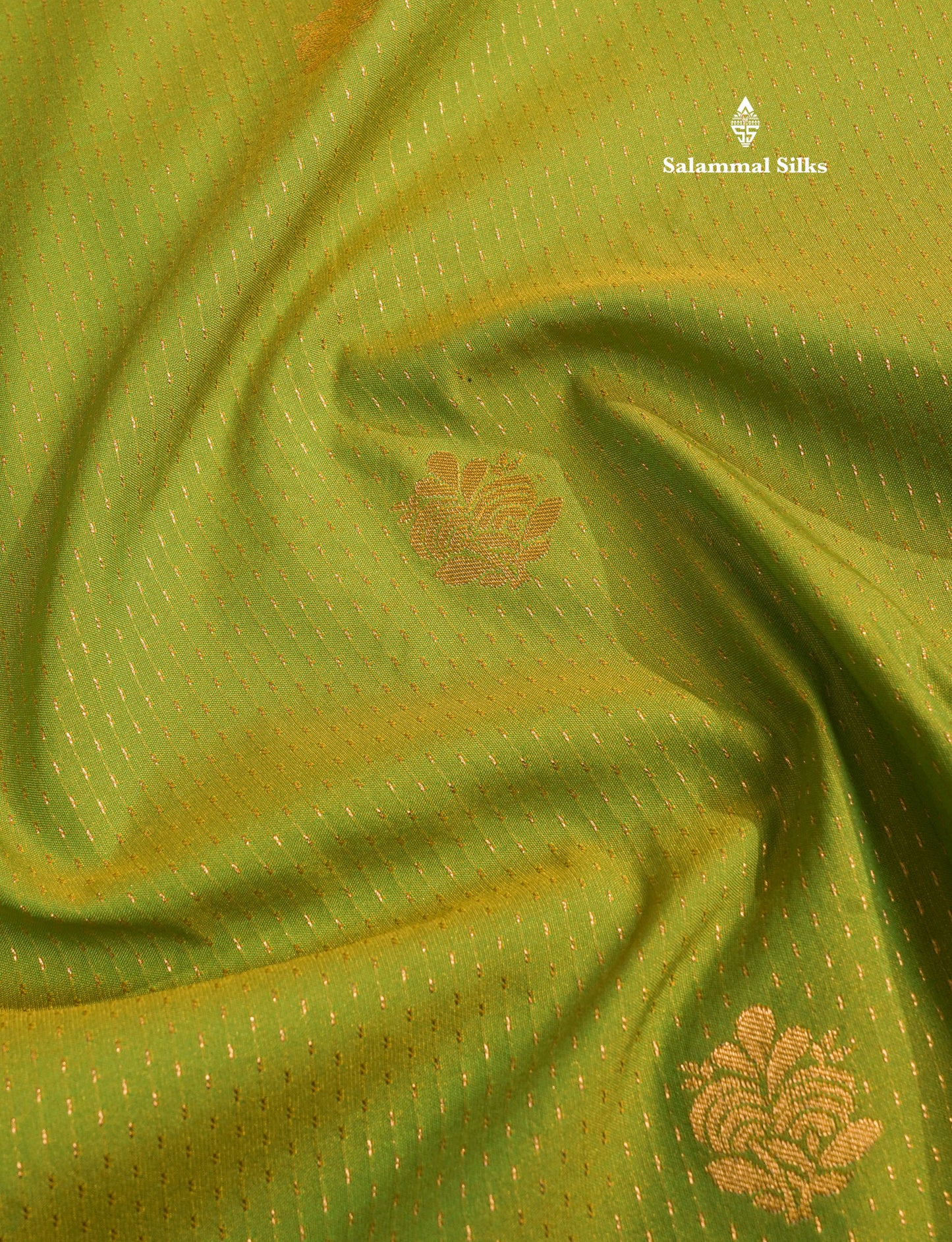 Purple Semi Silk Saree With Contrast Green Fancy Turning Border