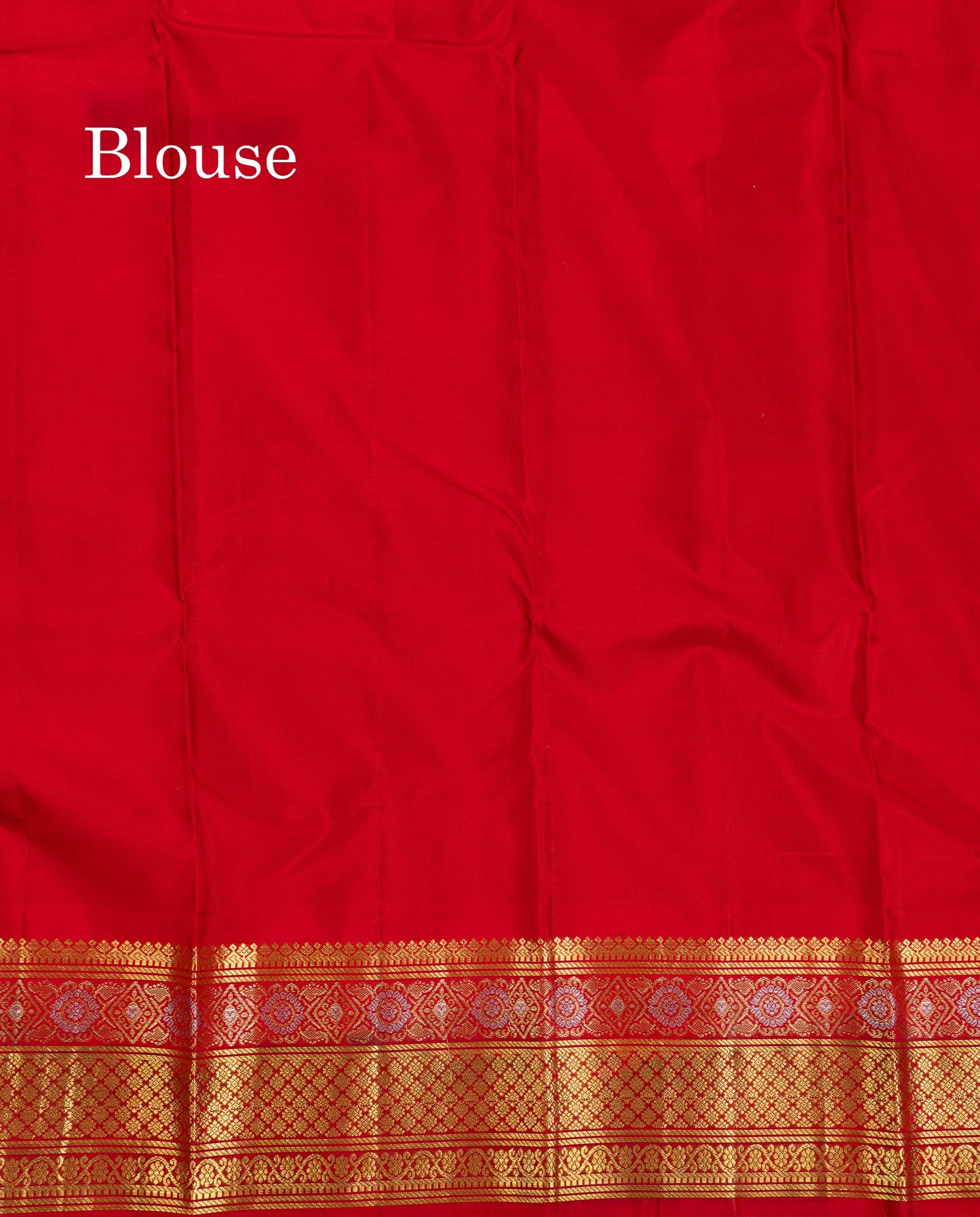 Korvai Beautiful Beige Silver & Gold Zari Butta Pure Kanjivaram Silk Saree Contrast Chilly Red Traditional Border
