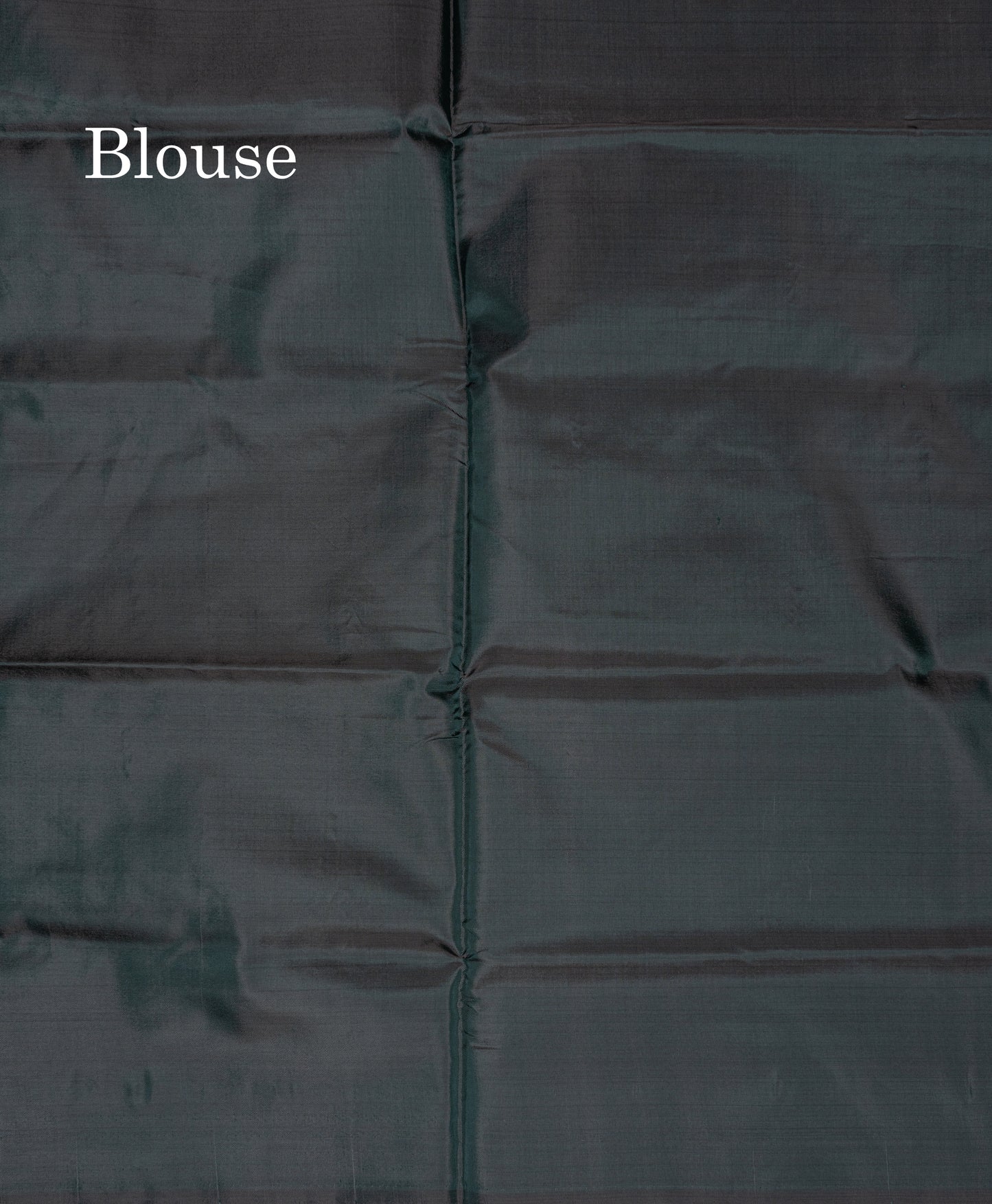 Dark Peach Banana Pinth Saree (Vaazhainaar Pattu) With Contrast Bottle Green Blouse