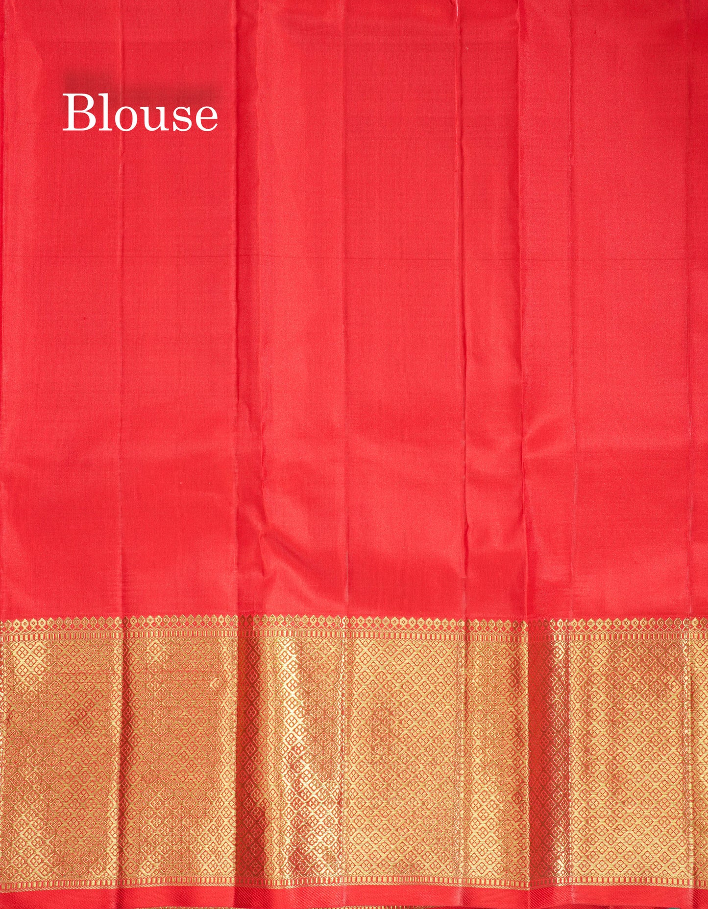 Beige Pure Kanjivaram Silk Saree Pure Zari(3G) with Contrast Chilly Red Border