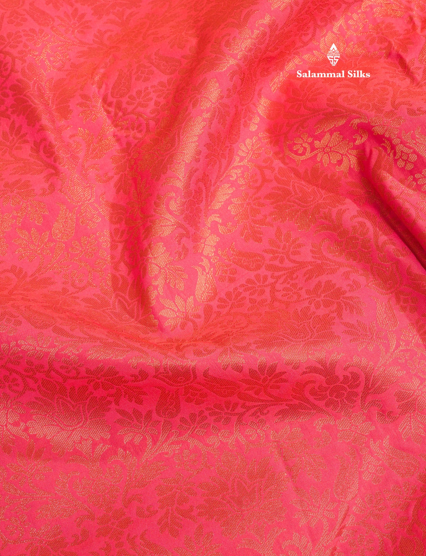 Dark Navy Blue Bridal Semi Silk Saree With Contrast Pink Border