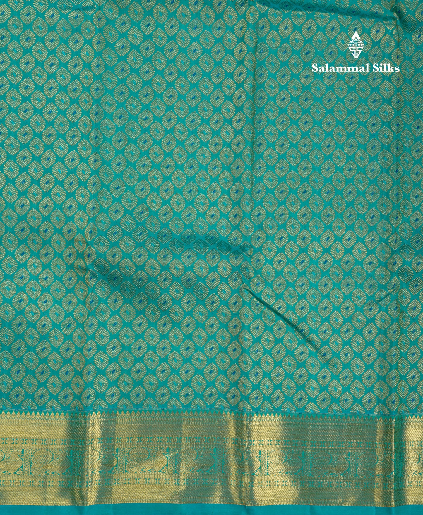 Sapphire Blue Meenakari Work Bridal Pure Kanjivaram Silk Saree With Gold Zari Border