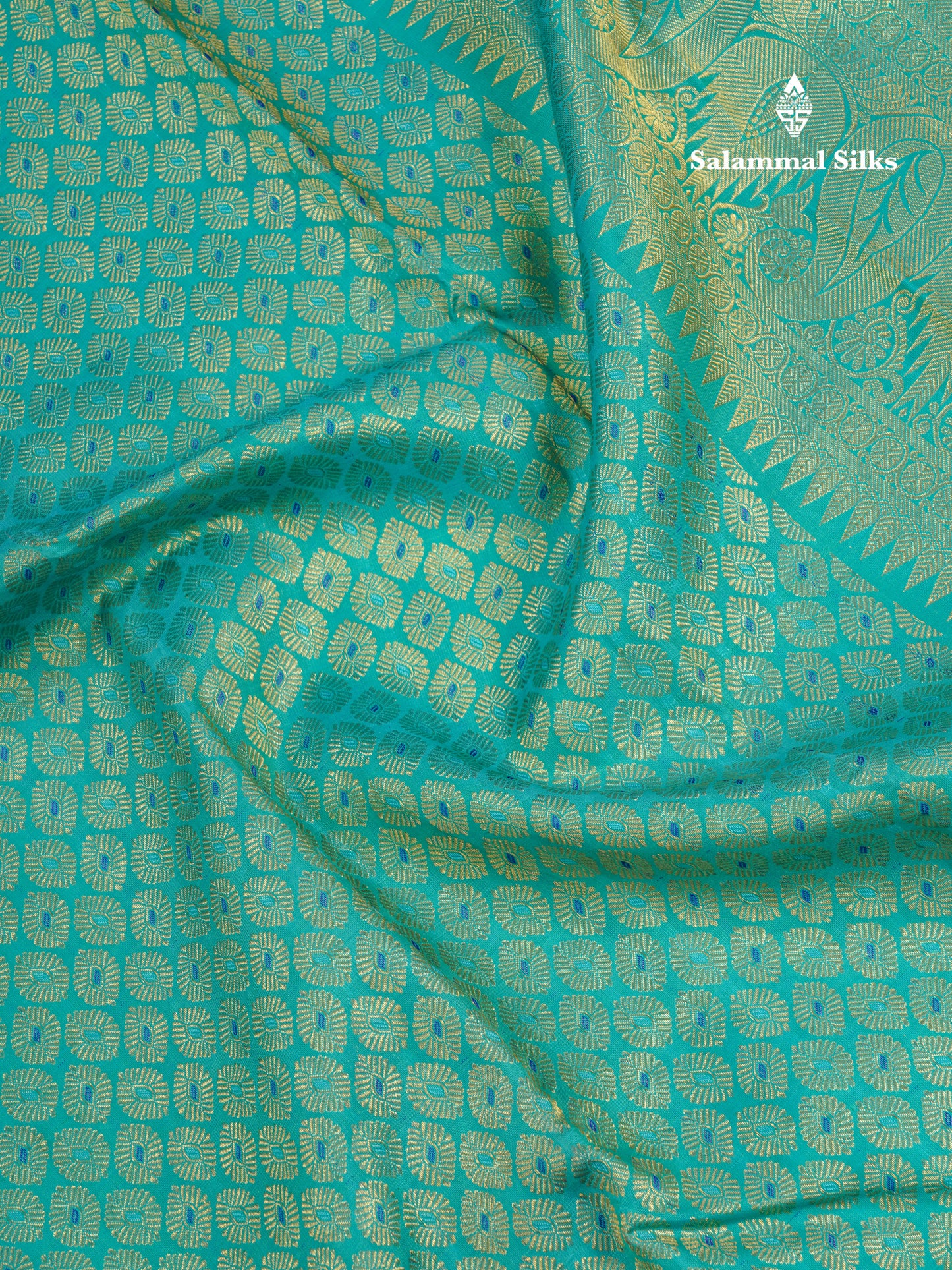 Sapphire Blue Meenakari Work Bridal Pure Kanjivaram Silk Saree With Gold Zari Border