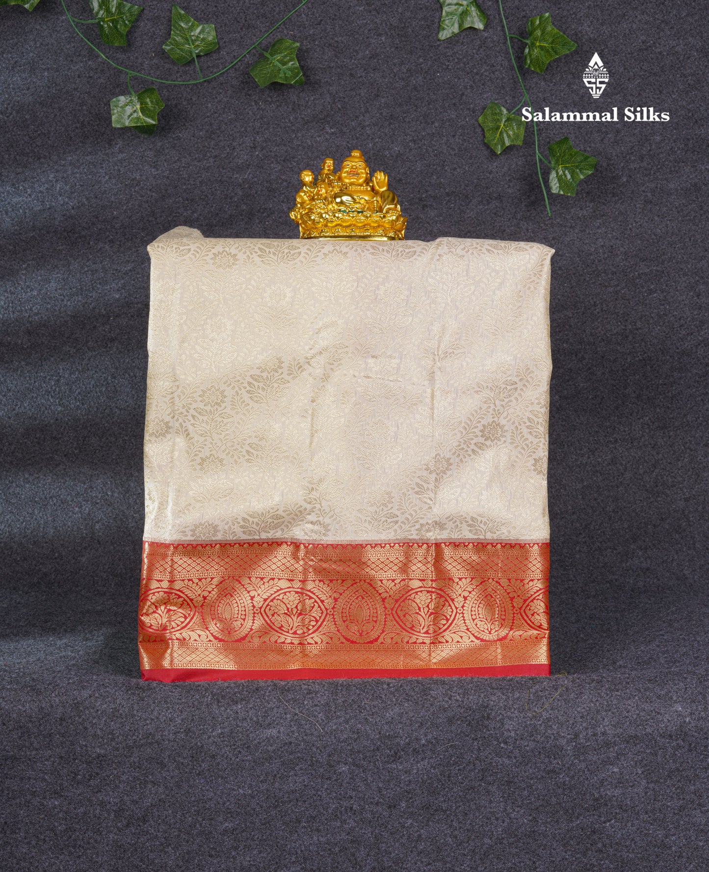 Semi Silk Pattu Pavadai (Bottle Green) With Magenta Pink Blouse 21"