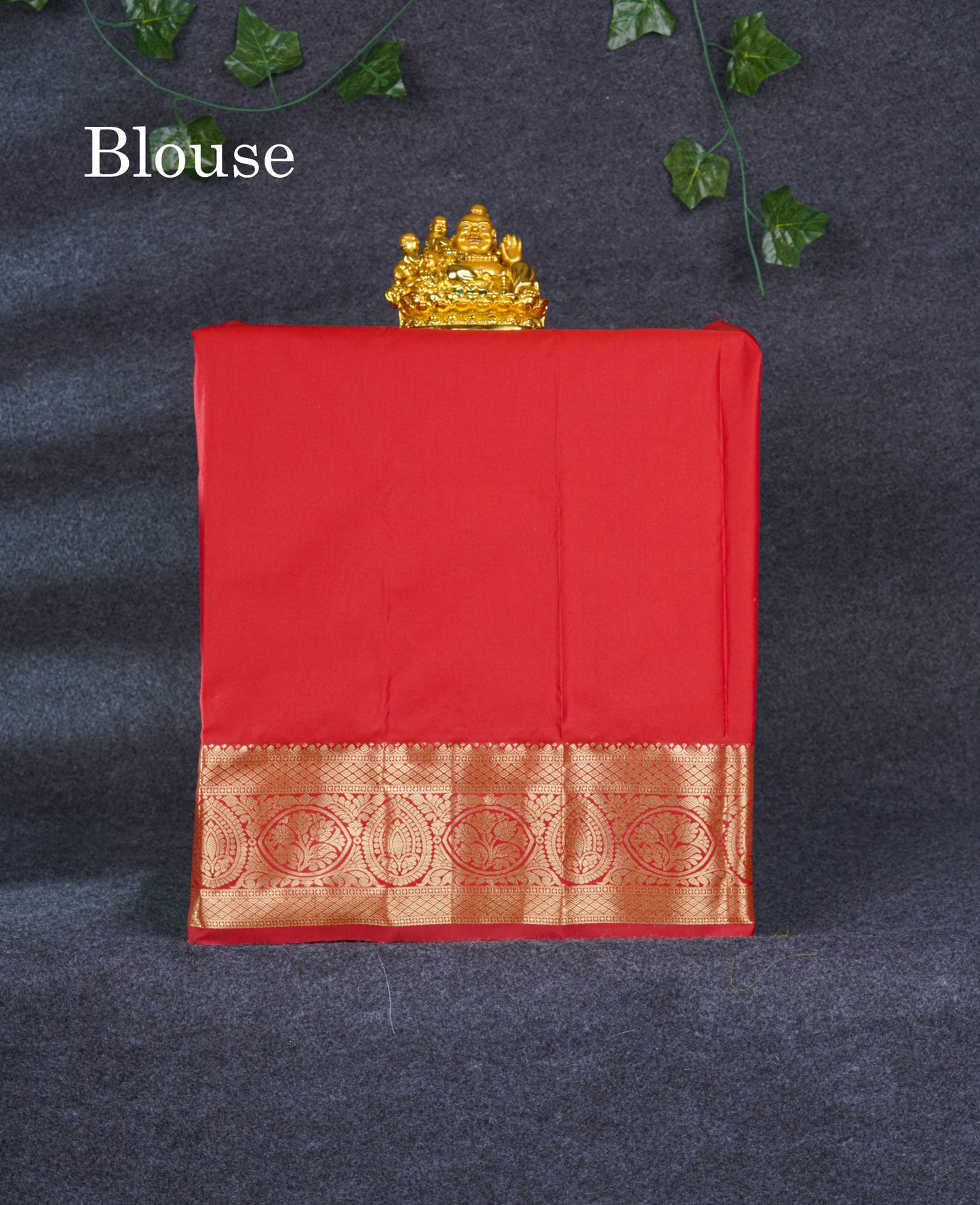 Semi Silk Pattu Pavadai (Bottle Green) With Magenta Pink Blouse 21"