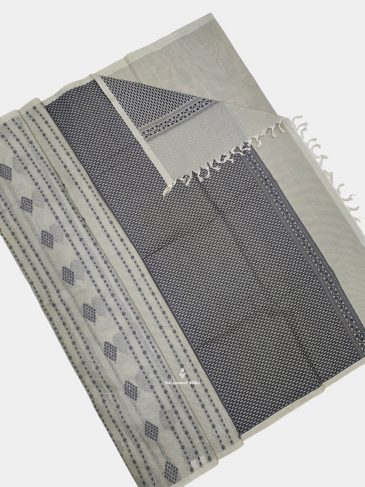 Cream Pink  Beautiful Pure Cotton WithOut  Border