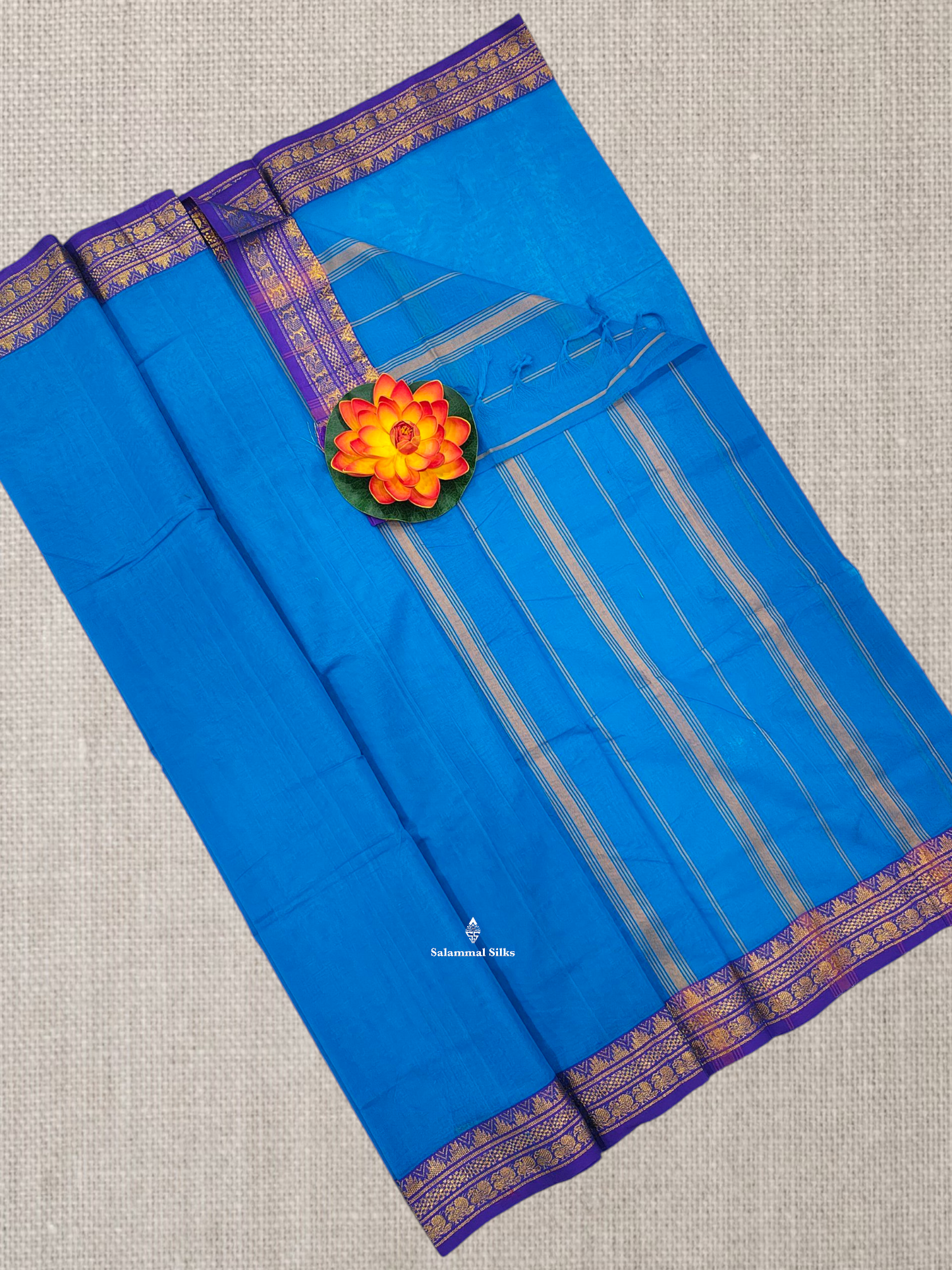 Light Brown Beautiful Plain Pure Cotton Saree With Contrast Maroon Border