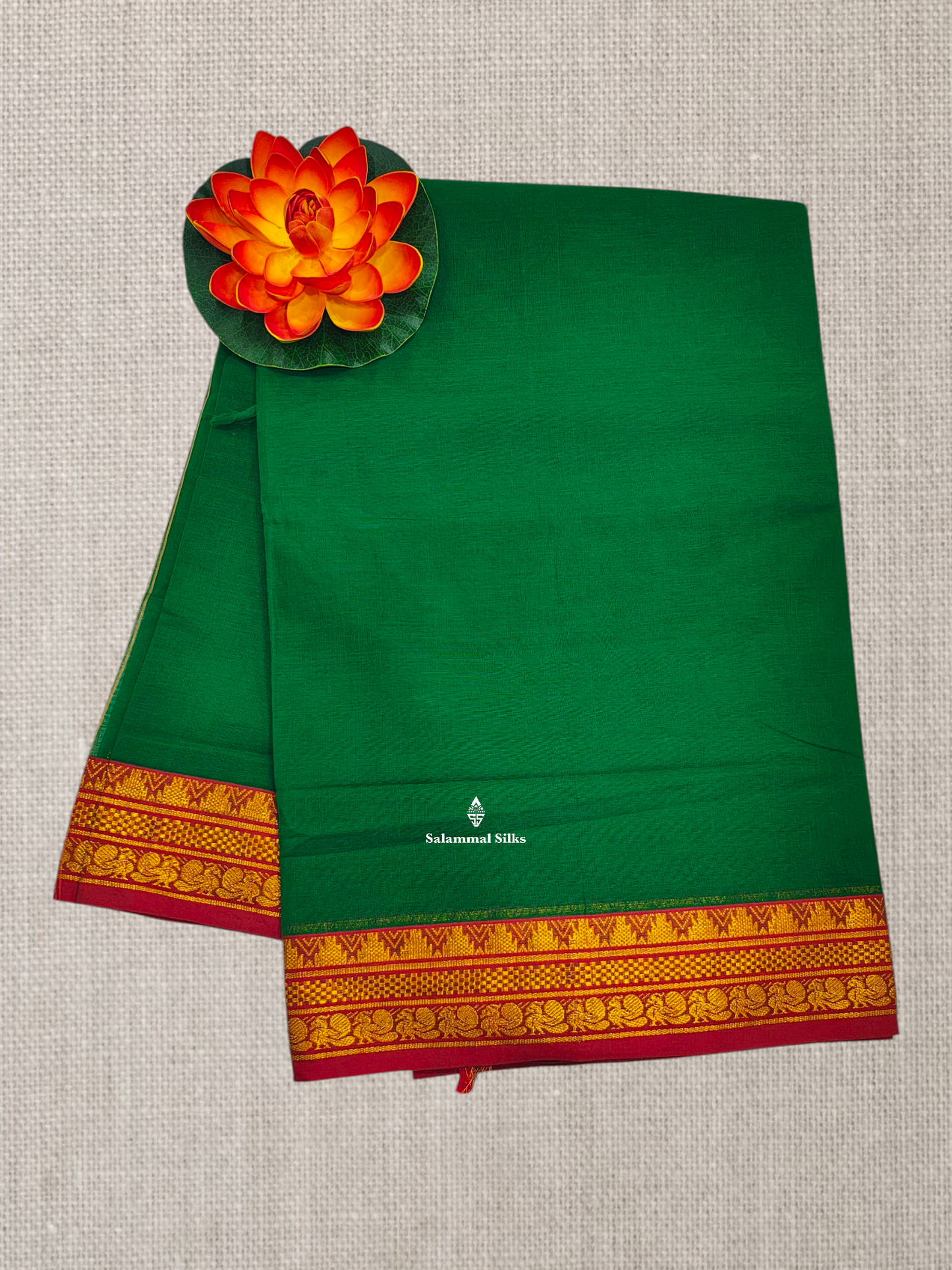 Light Brown Beautiful Plain Pure Cotton Saree With Contrast Maroon Border