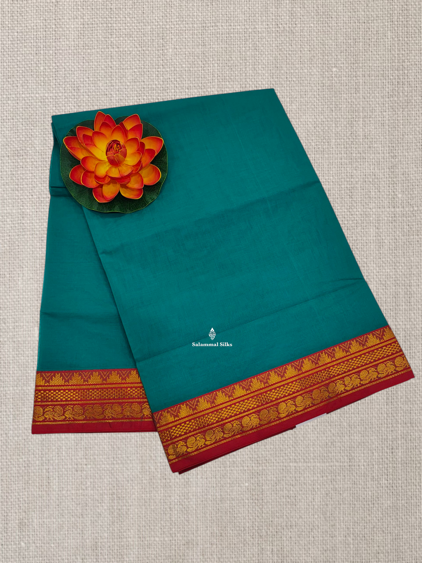 Light Brown Beautiful Plain Pure Cotton Saree With Contrast Maroon Border