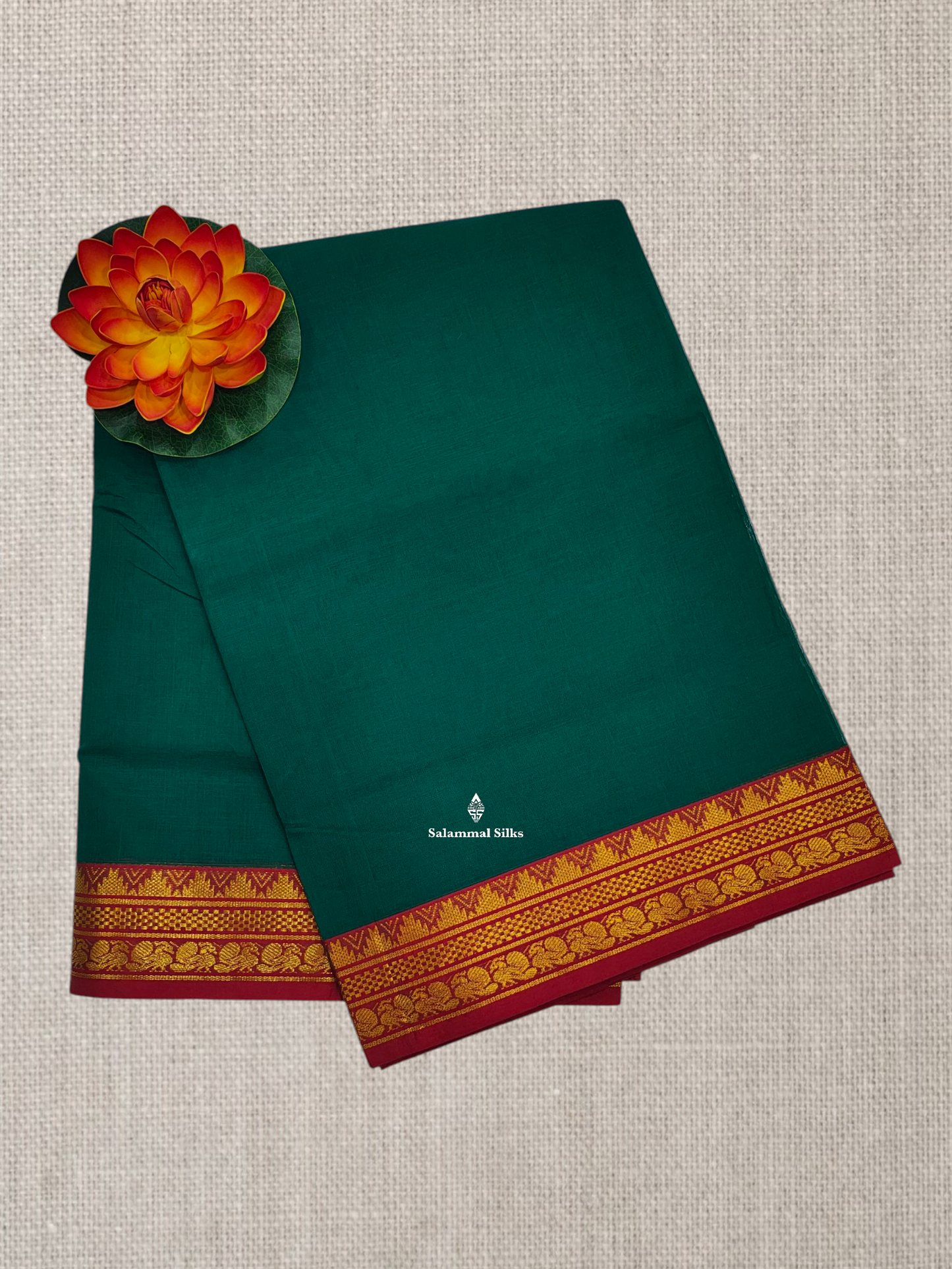 Light Brown Beautiful Plain Pure Cotton Saree With Contrast Maroon Border