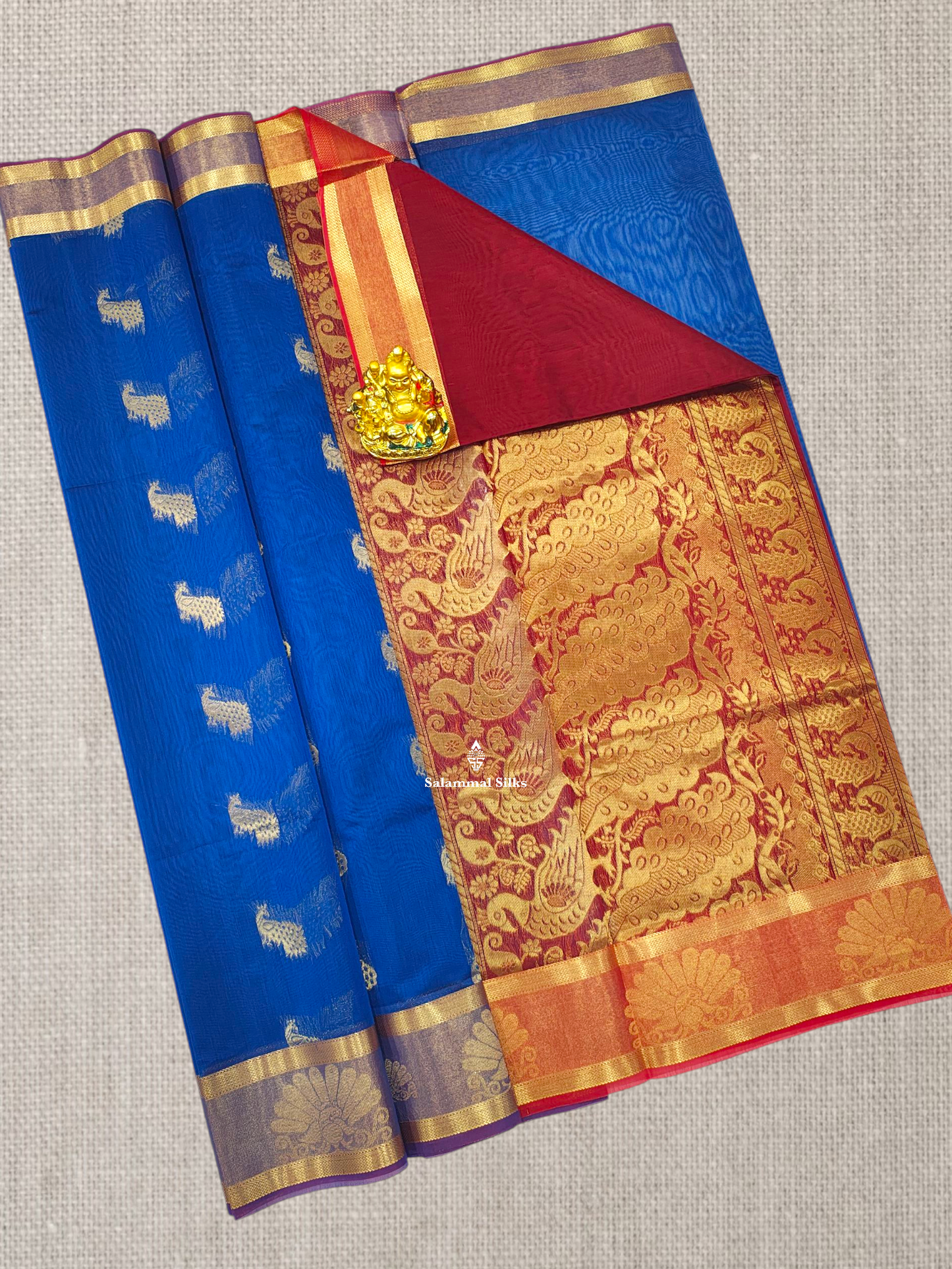 Rust Orange Beautiful Mesmerised Cotton Saree With Tissue Border