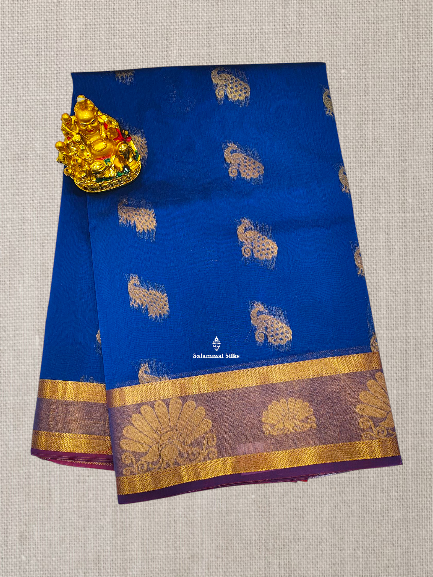 Rust Orange Beautiful Mesmerised Cotton Saree With Tissue Border