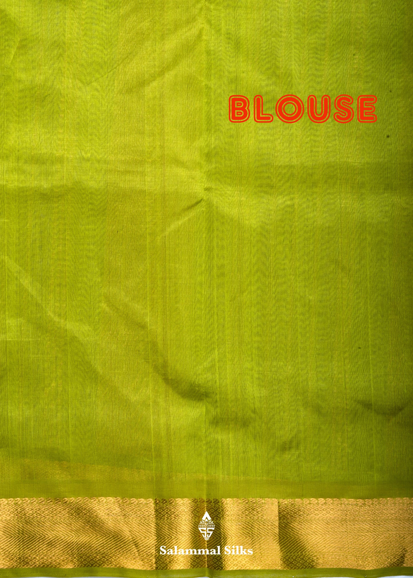 Blue Lakshadeepam With Fluorescent Green Border