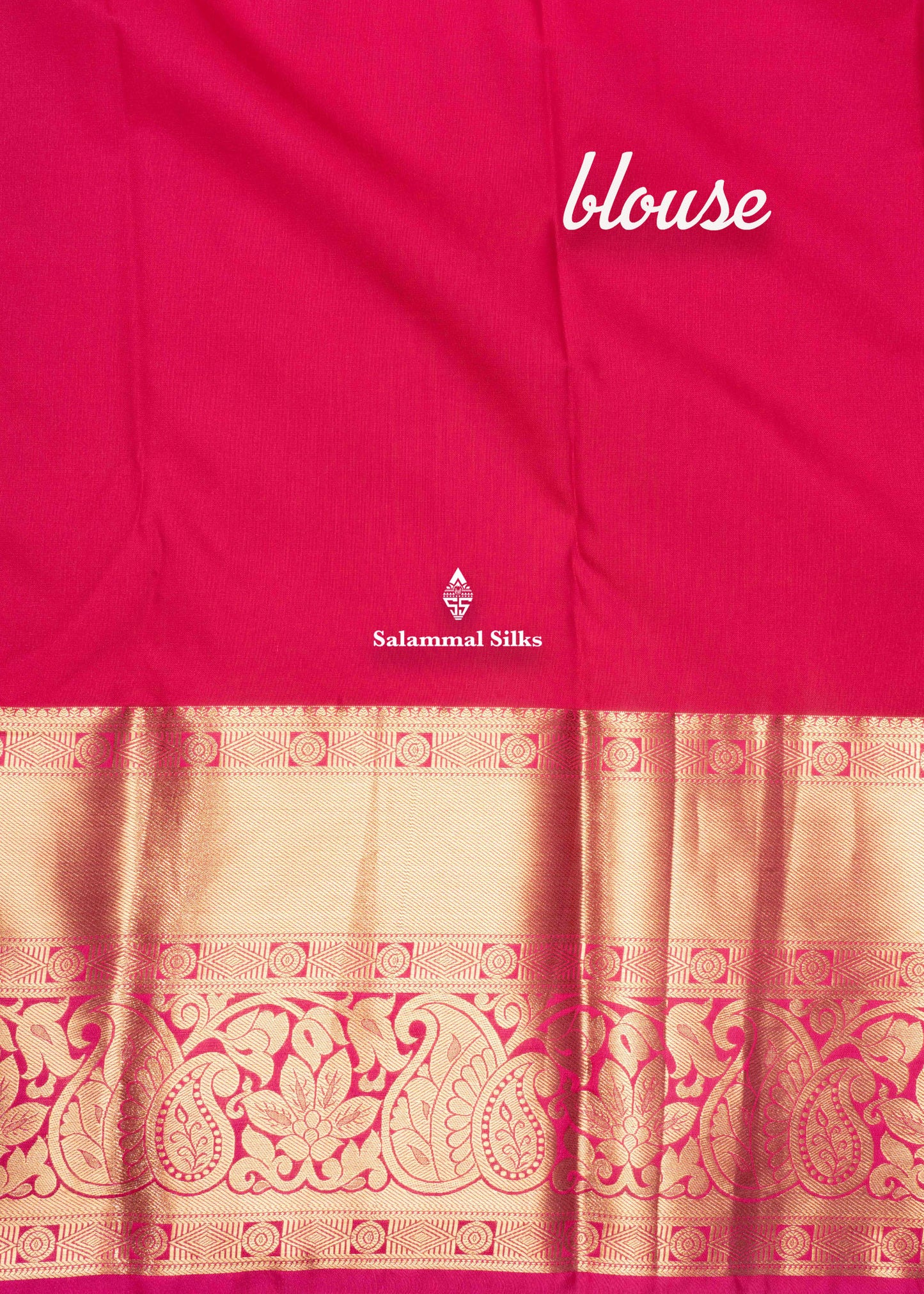 Olive Blue Semi Silk Saree With Copper Zari Border