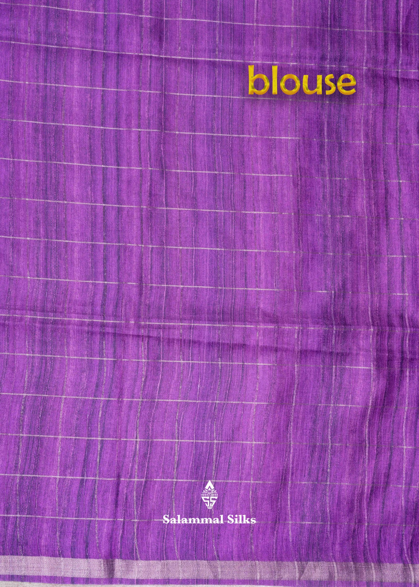 Cream Colour Semi Tussar Saree With Floral Prints & Zari Checks
