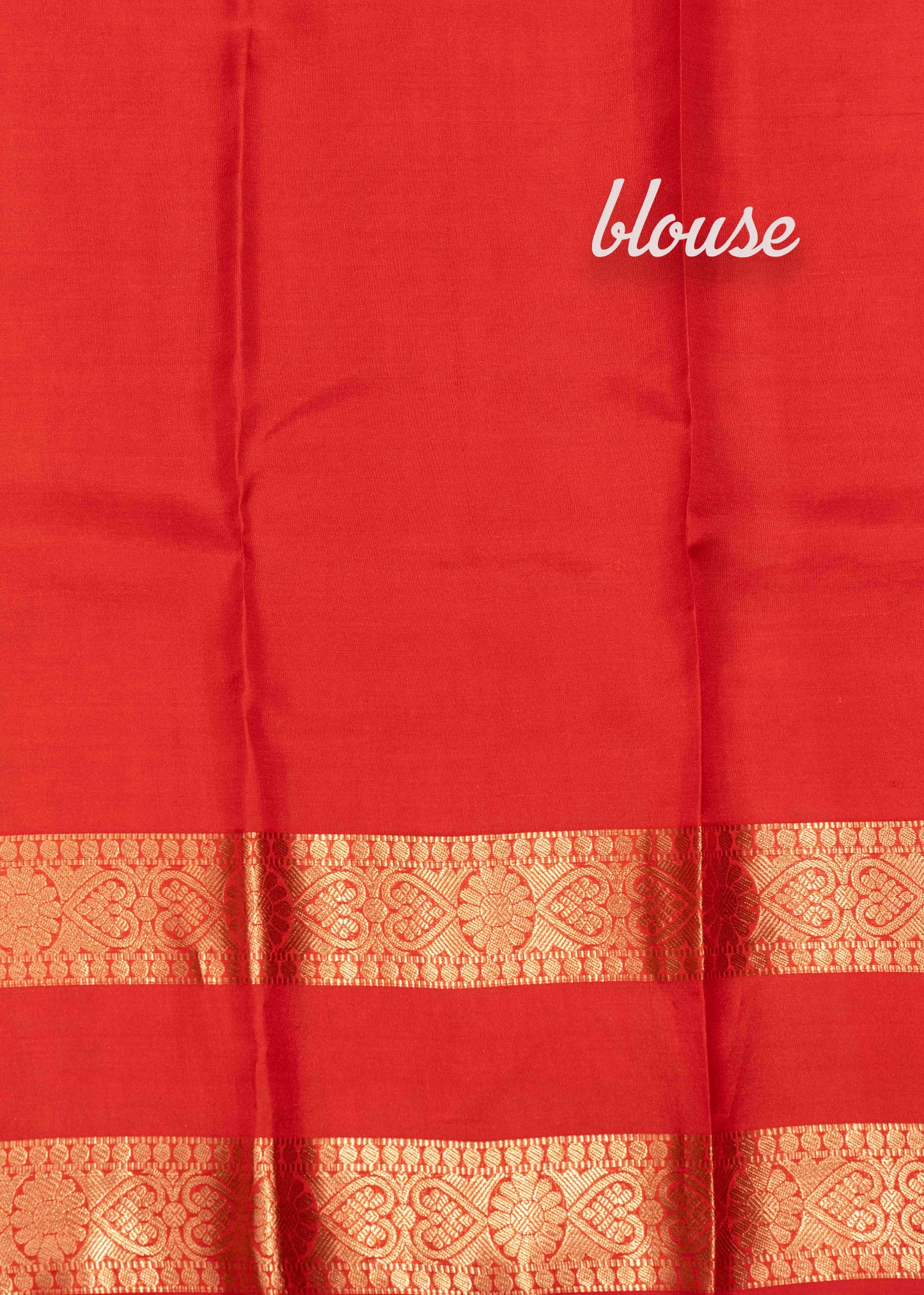 Red Colour Pure Kanjivaram Silk Saree With Double Border