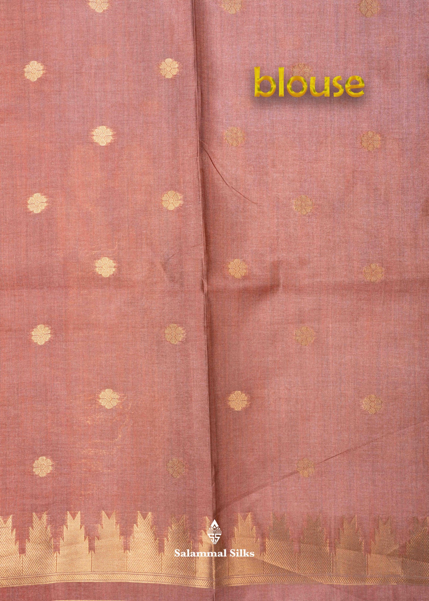 Light Lavender Semi Tussar Fancy Saree With Traditional Temple Border