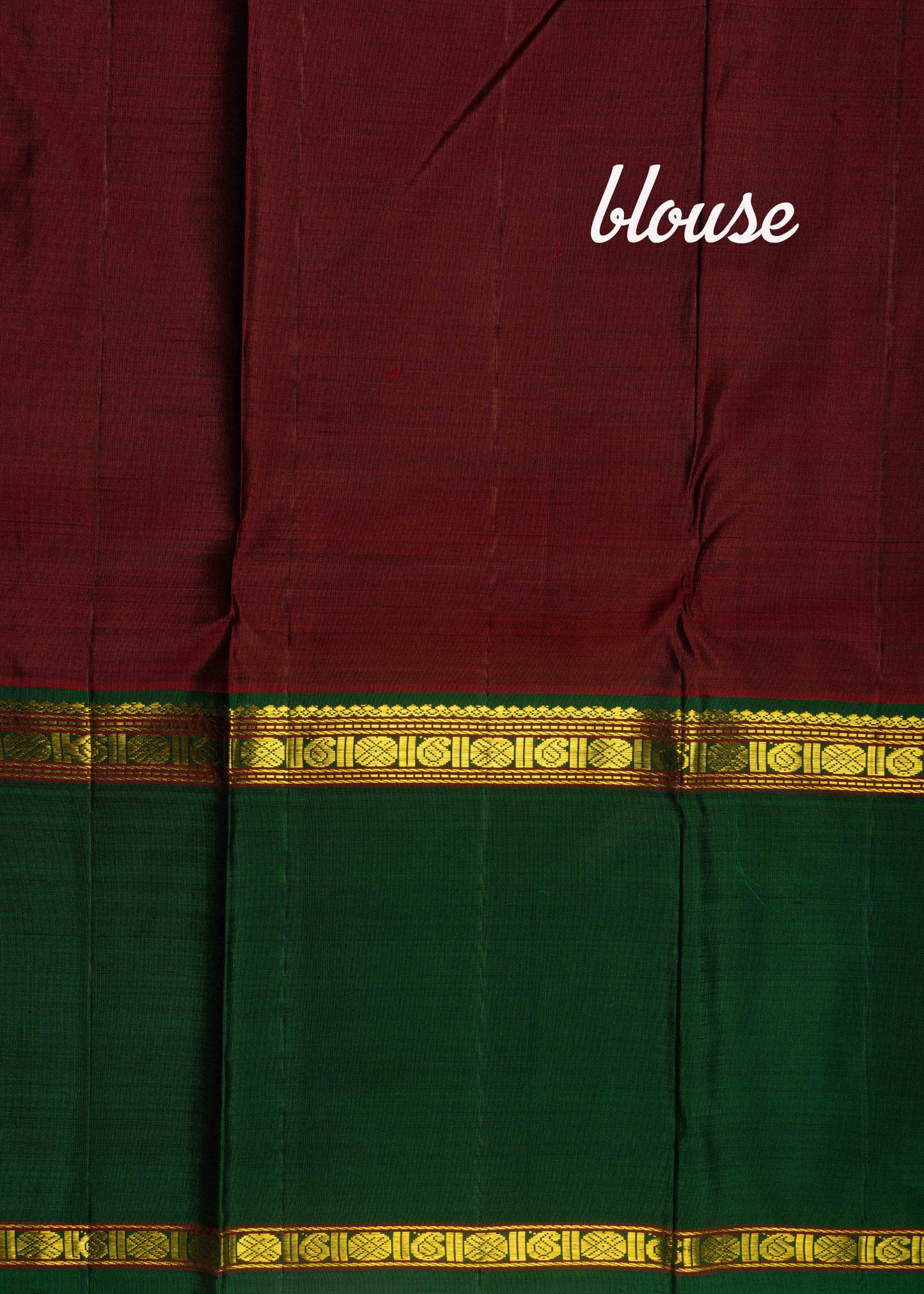 Kanjivaram Olive Mustard Yellow Pure Silk Saree With Traditional Ganga Jamuna Border